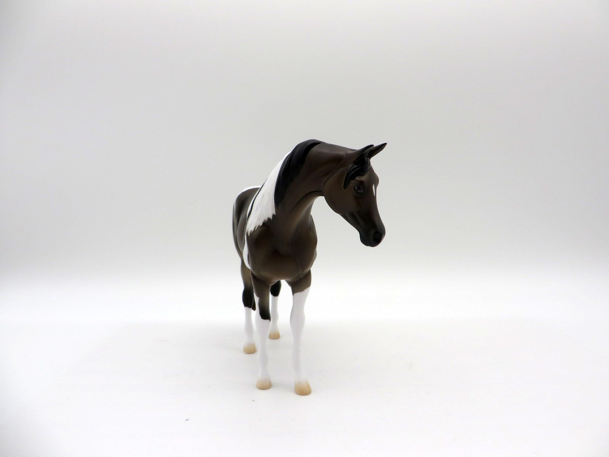 Lyric-OOAK Grulla Pint  Arabian Mare Pebbles Painted by Ellen Robbins EQ 21