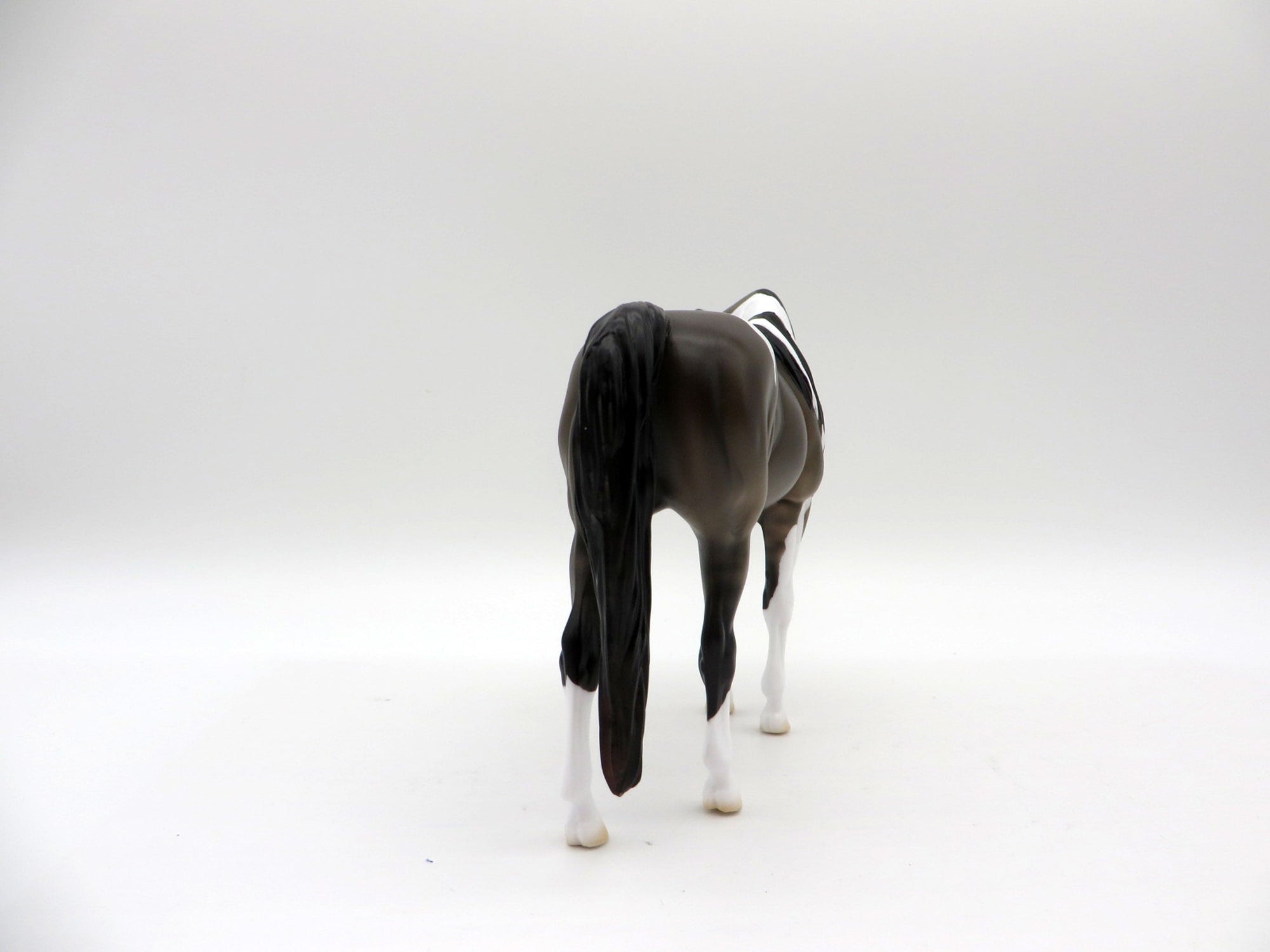 Lyric-OOAK Grulla Pint  Arabian Mare Pebbles Painted by Ellen Robbins EQ 21