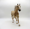 Lynsander-OOAK Palomino Foundation Quarter Horse Painted By Sheryl Leisure 6/11/21