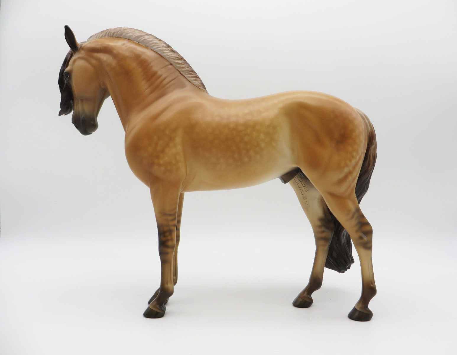 Macauly  - OOAK Claybank Dun Andalusian Painted by Sheryl Leisure 9/19/22