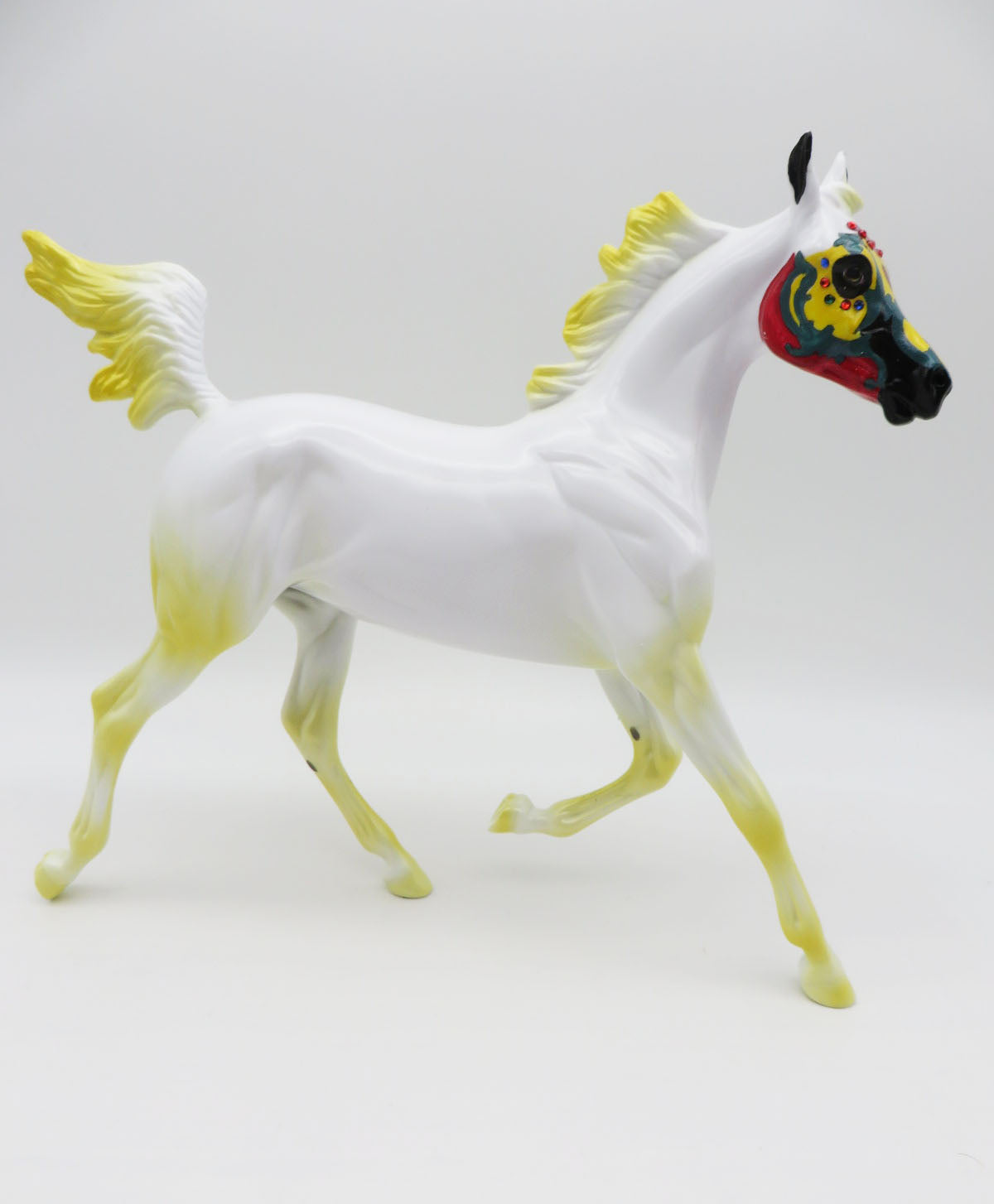 Mariachi  - OOAK Sugar Skull Yearling Horse By Dawn Quick