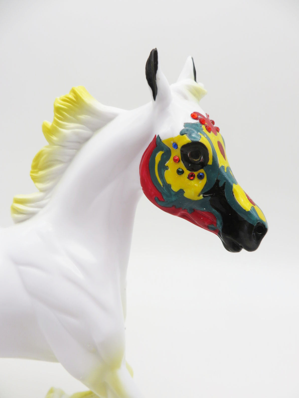 Mariachi  - OOAK Sugar Skull Yearling Horse By Dawn Quick