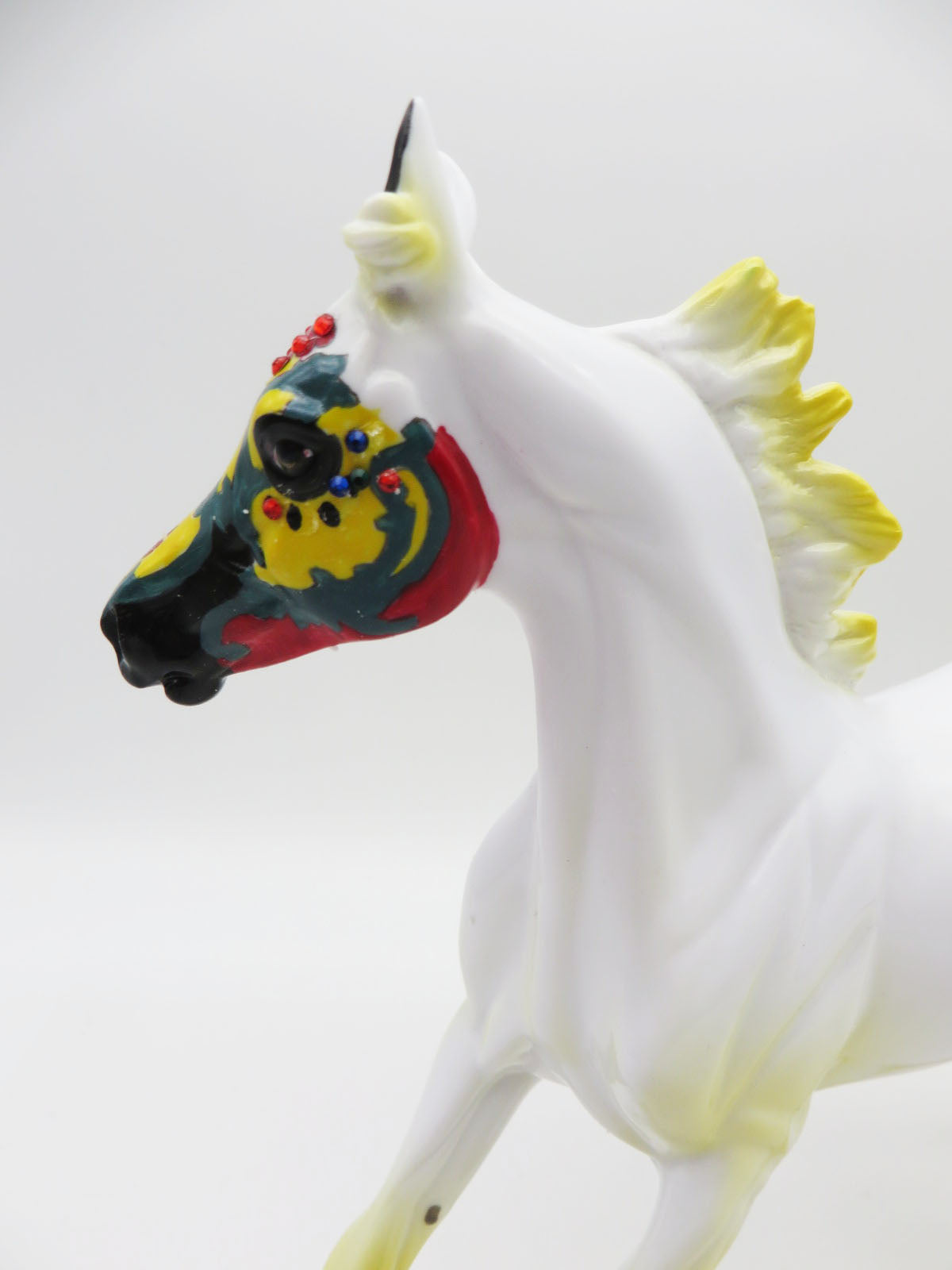 Mariachi  - OOAK Sugar Skull Yearling Horse By Dawn Quick