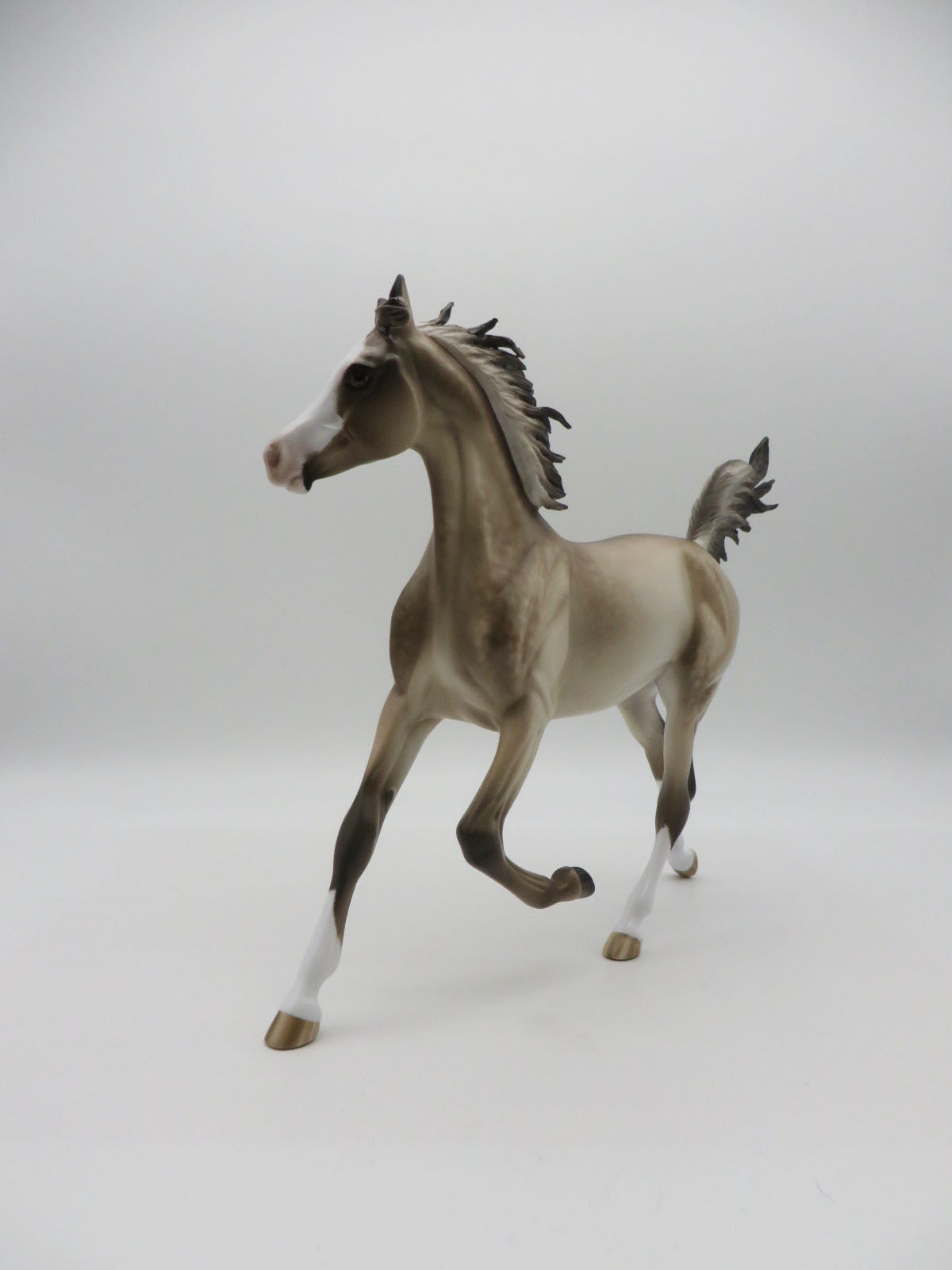 Miss Goddess -OOAK  Pap Buckskin Yearling Painted by Sheryl Leisure 9/19/22