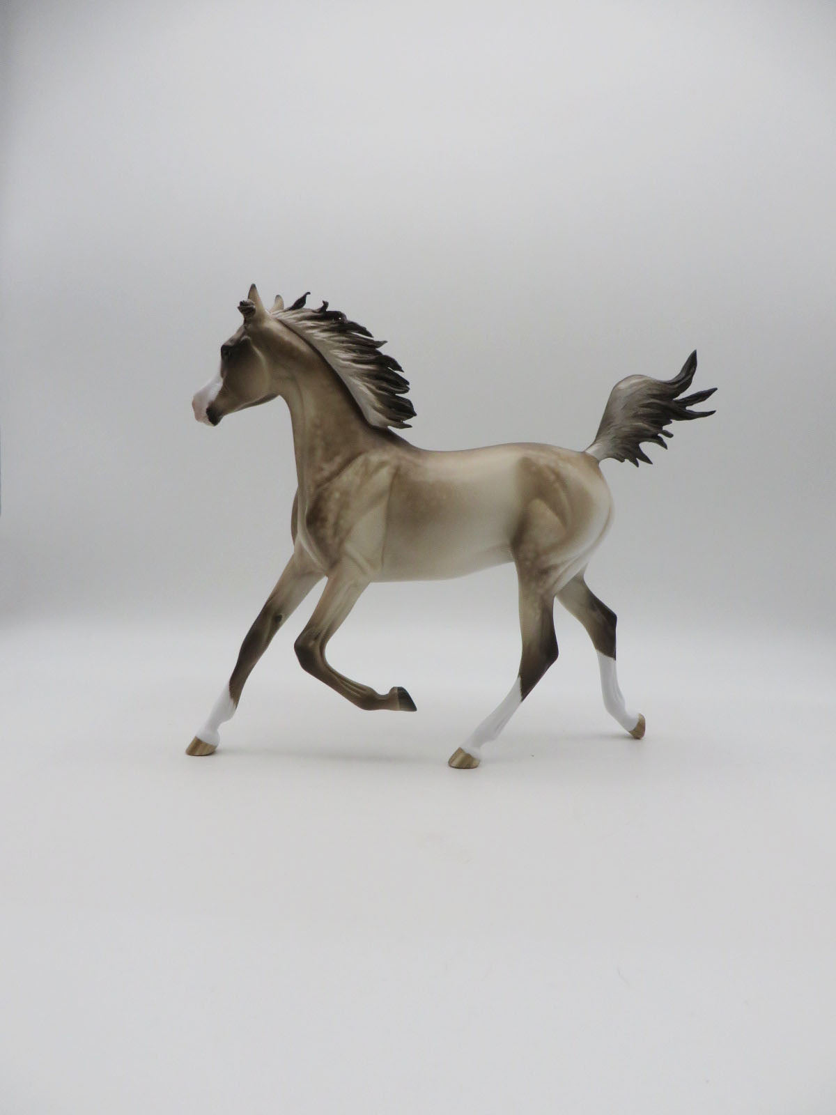 Miss Goddess -OOAK  Pap Buckskin Yearling Painted by Sheryl Leisure 9/19/22