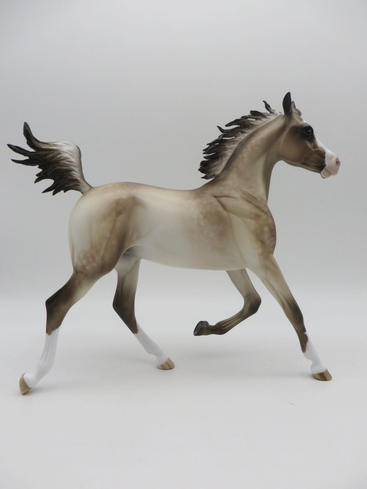 Miss Goddess -OOAK  Pap Buckskin Yearling Painted by Sheryl Leisure 9/19/22