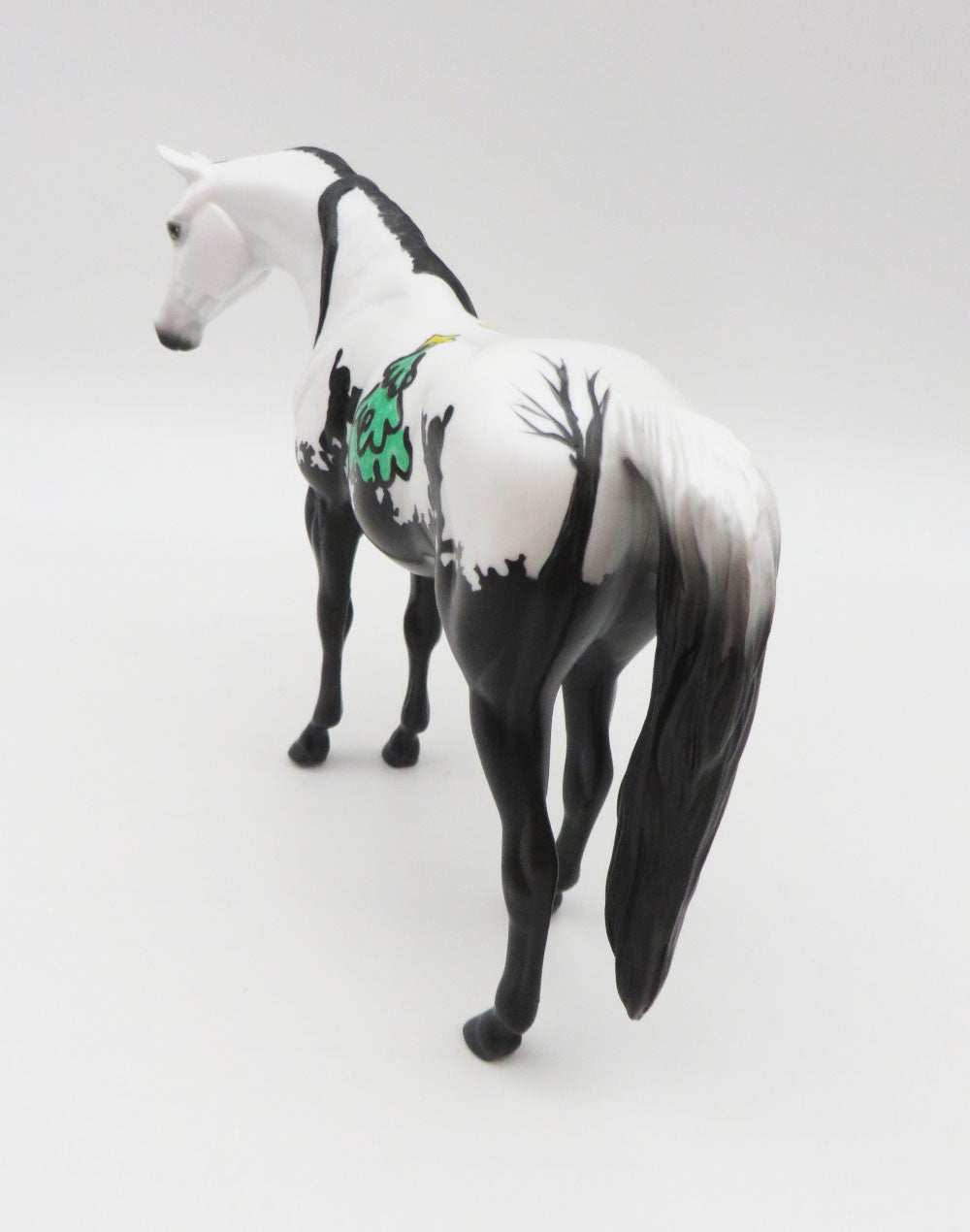 Holiday Magic In The Shadows - OOAK - Christmas Decorator Arabian Mare Pebbles - by Dawn Quick - CT22
