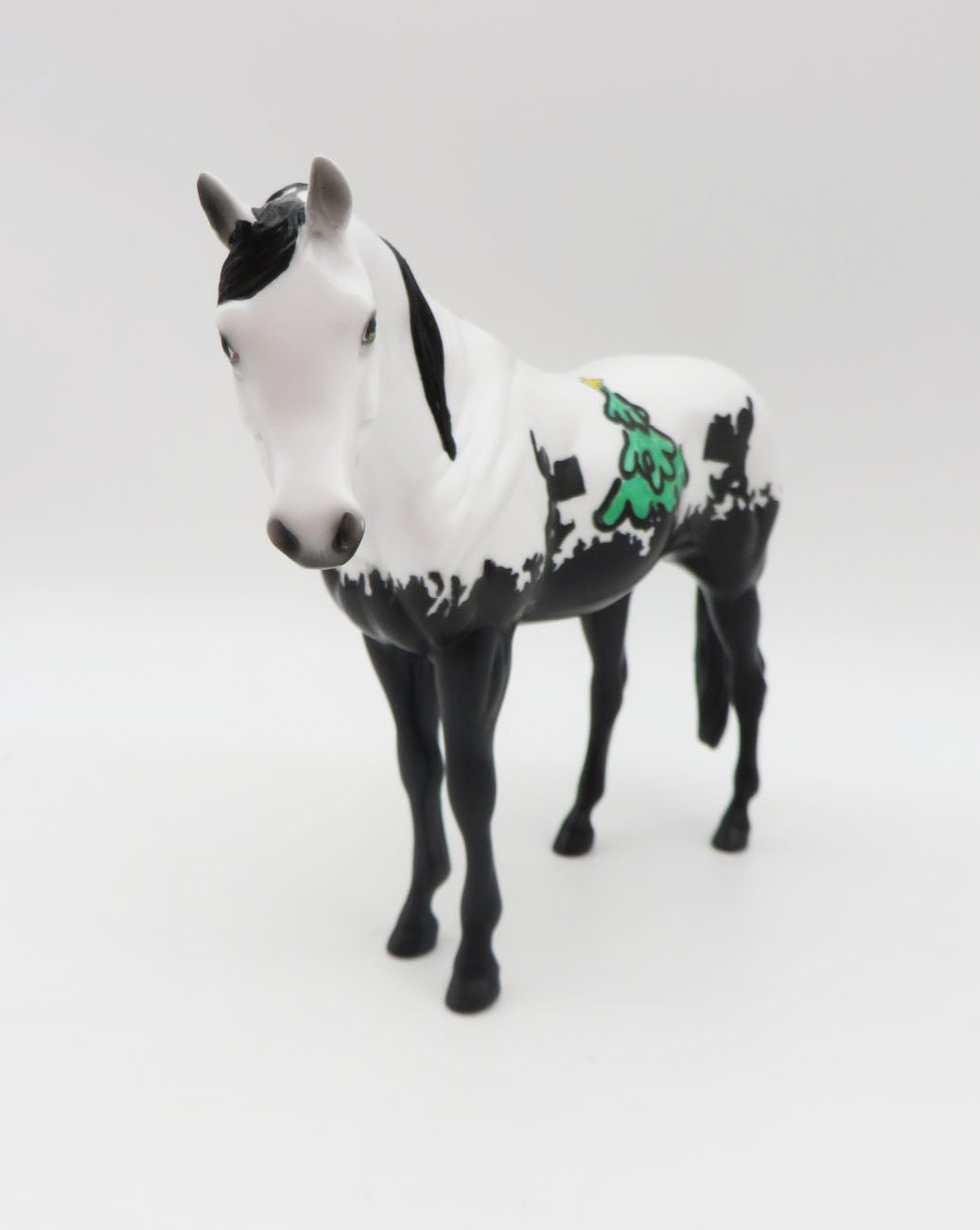 Holiday Magic In The Shadows - OOAK - Christmas Decorator Arabian Mare Pebbles - by Dawn Quick - CT22