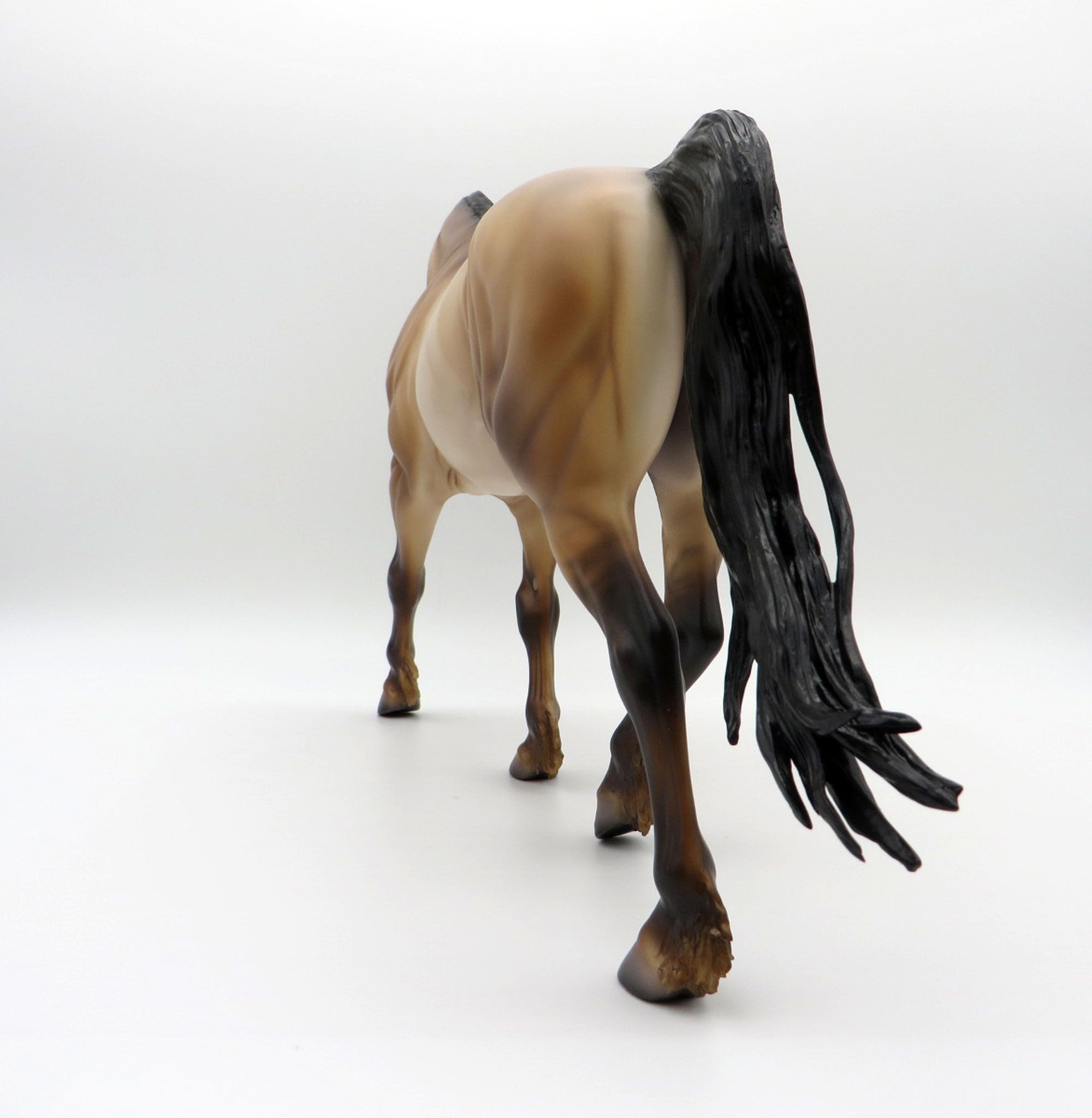 Mammoth-OOAK Brown Dun Irish Draft Painted By Caroline Boydston 6/28/21