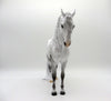 Magnifico-LE-30 Dapple Grey Andalusian painted by Carrie Keller EQ 2021