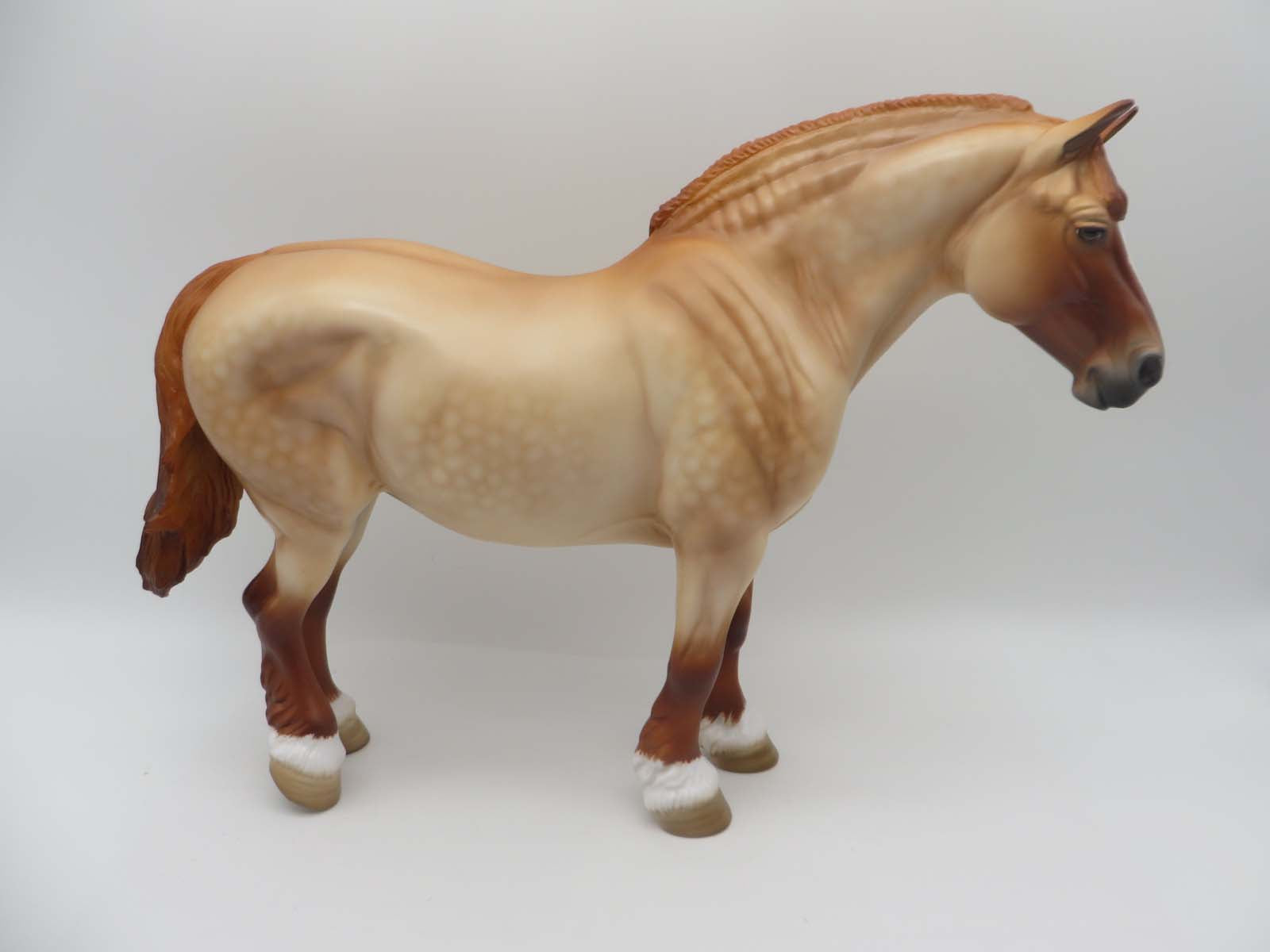 Maple - OOAK - Red Dun Heavy Draft By Angela Marleau - SHCF23