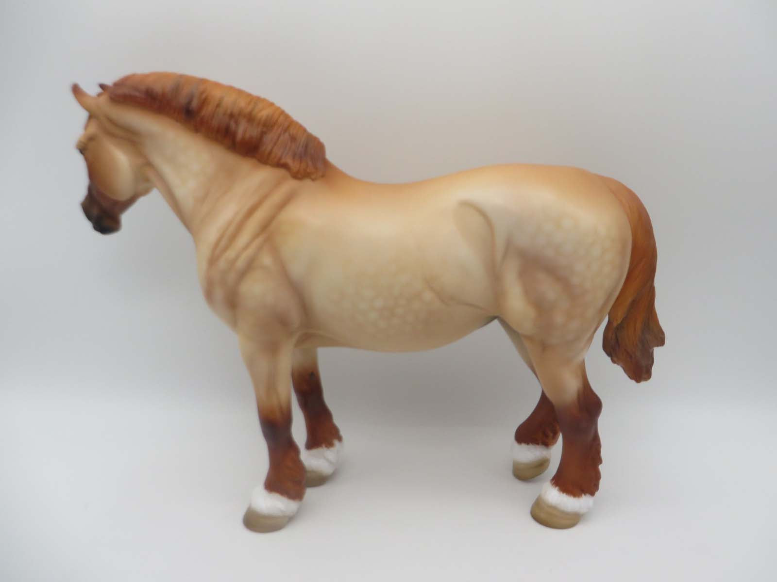 Maple - OOAK - Red Dun Heavy Draft By Angela Marleau - SHCF23