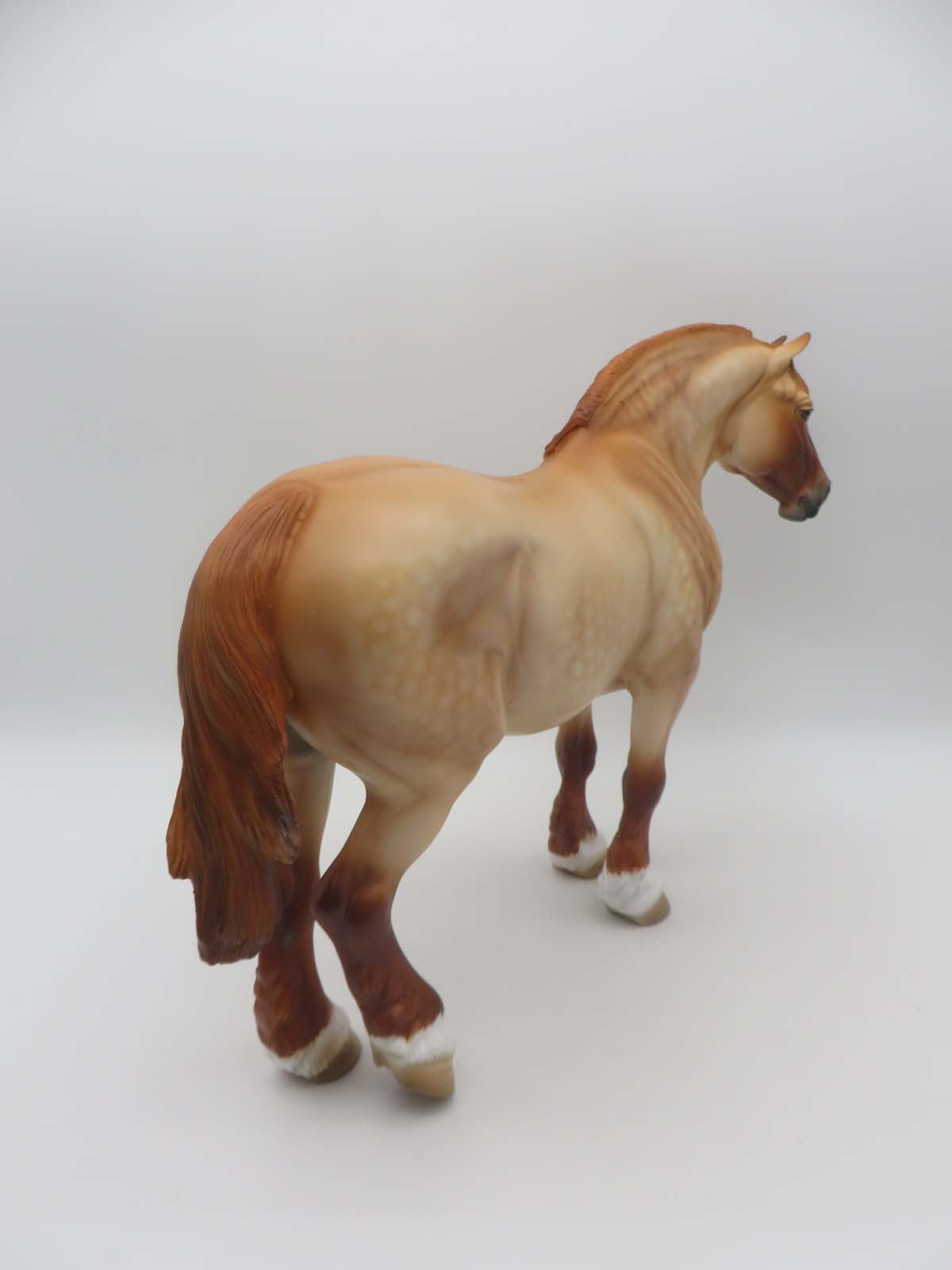 Maple - OOAK - Red Dun Heavy Draft By Angela Marleau - SHCF23