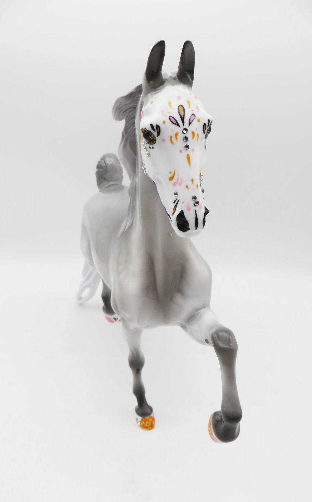 Marigold - Sugar Skull Decorator Saddlebred with Bling Added Painted by Jess Hamill - MM22