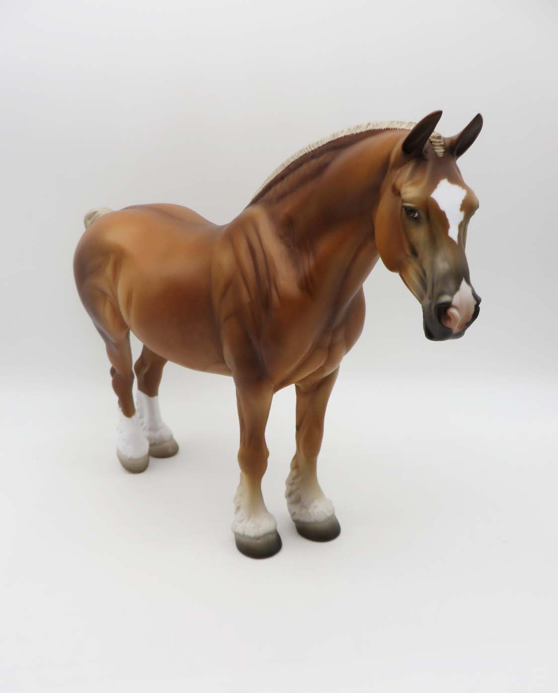 Marika - OOAK - Flaxen Chestnut Heavy Draft By Jess Hamill - SHCF23