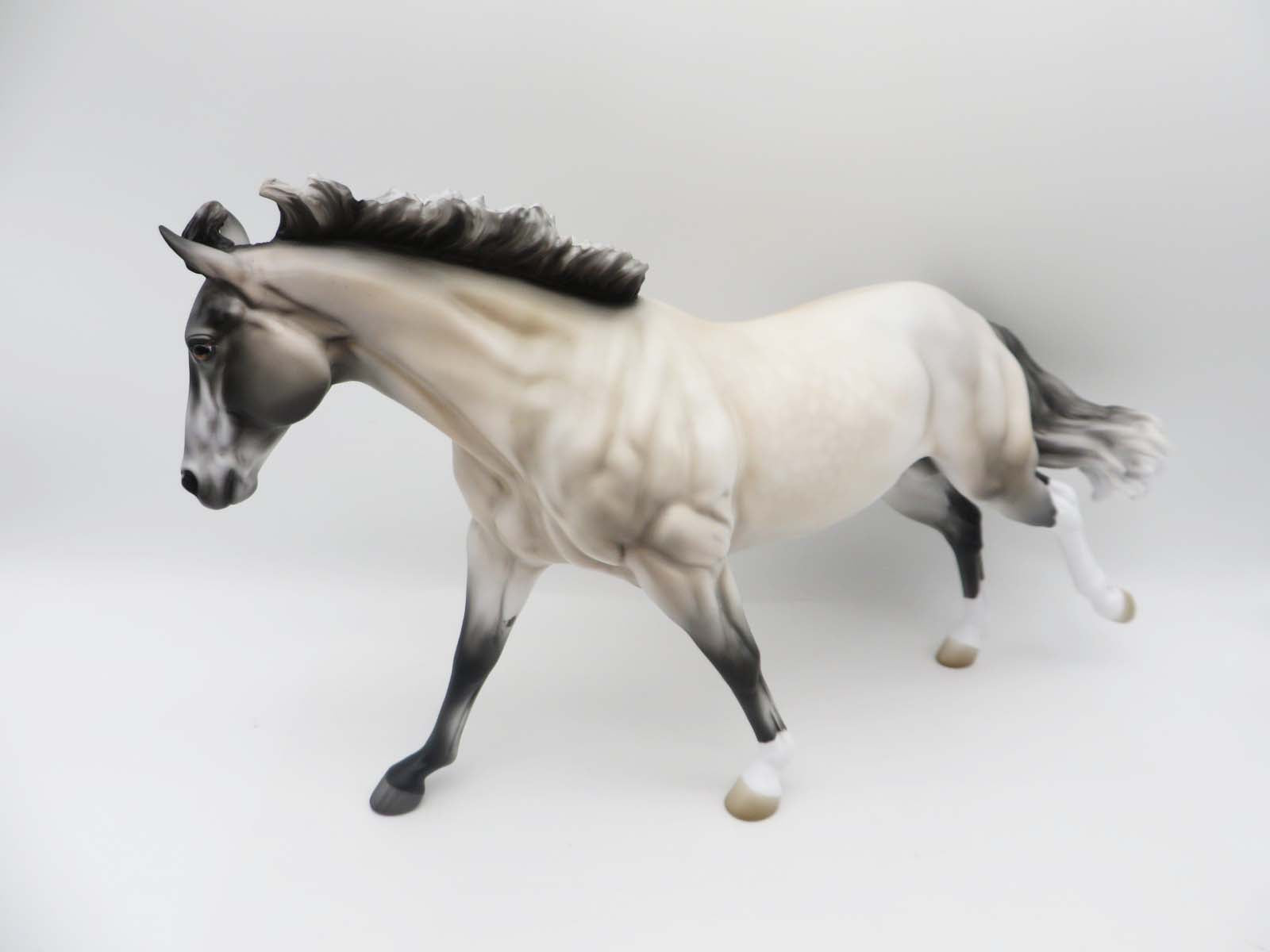 Marston OOAK Buckskin Running Stock Horse By Jess Hamill SHCF23