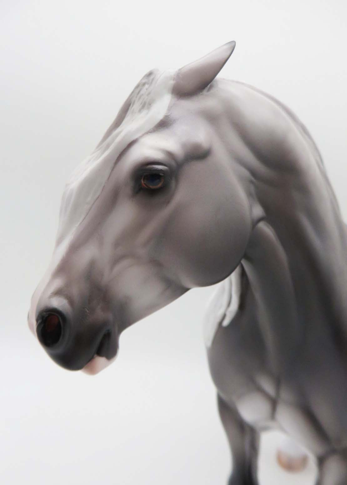 Mascis - OOAK Dapple Dapple Grey Heavy Draft Mare By Caroline Boydston 3/17/23