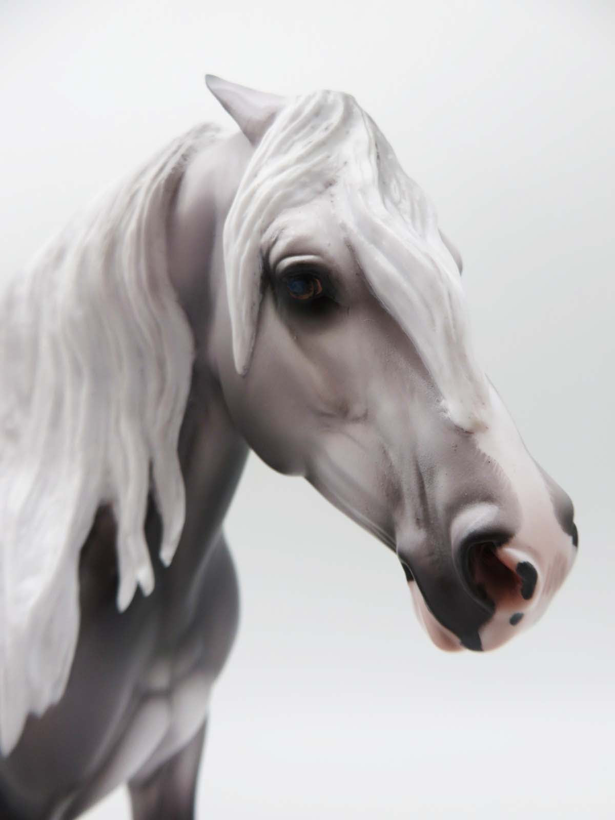 Mascis - OOAK Dapple Dapple Grey Heavy Draft Mare By Caroline Boydston 3/17/23