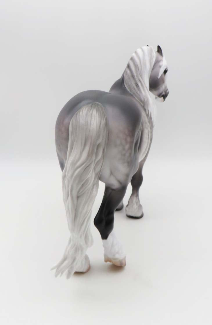 Mascis - OOAK Dapple Dapple Grey Heavy Draft Mare By Caroline Boydston 3/17/23