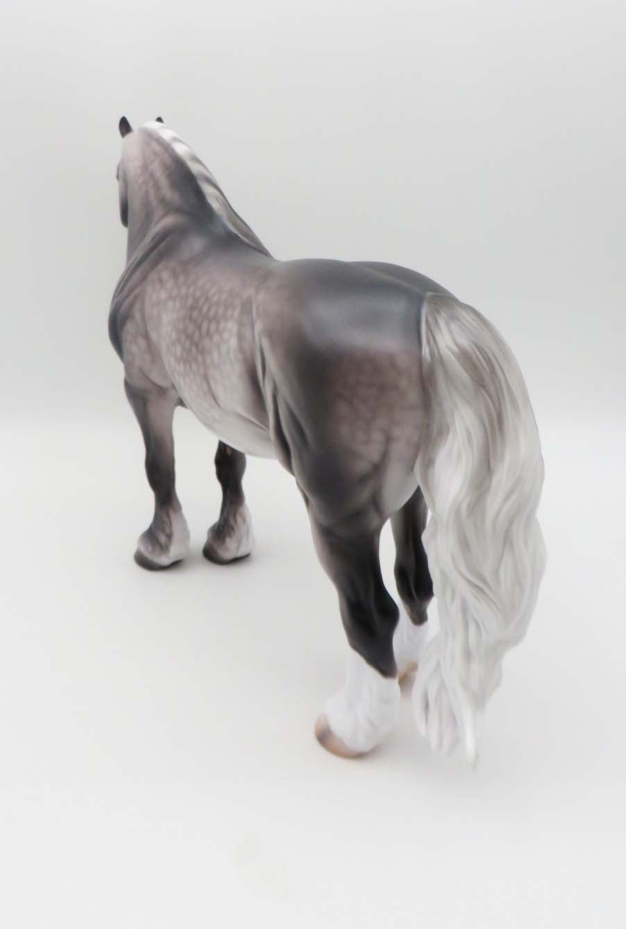 Mascis - OOAK Dapple Dapple Grey Heavy Draft Mare By Caroline Boydston 3/17/23
