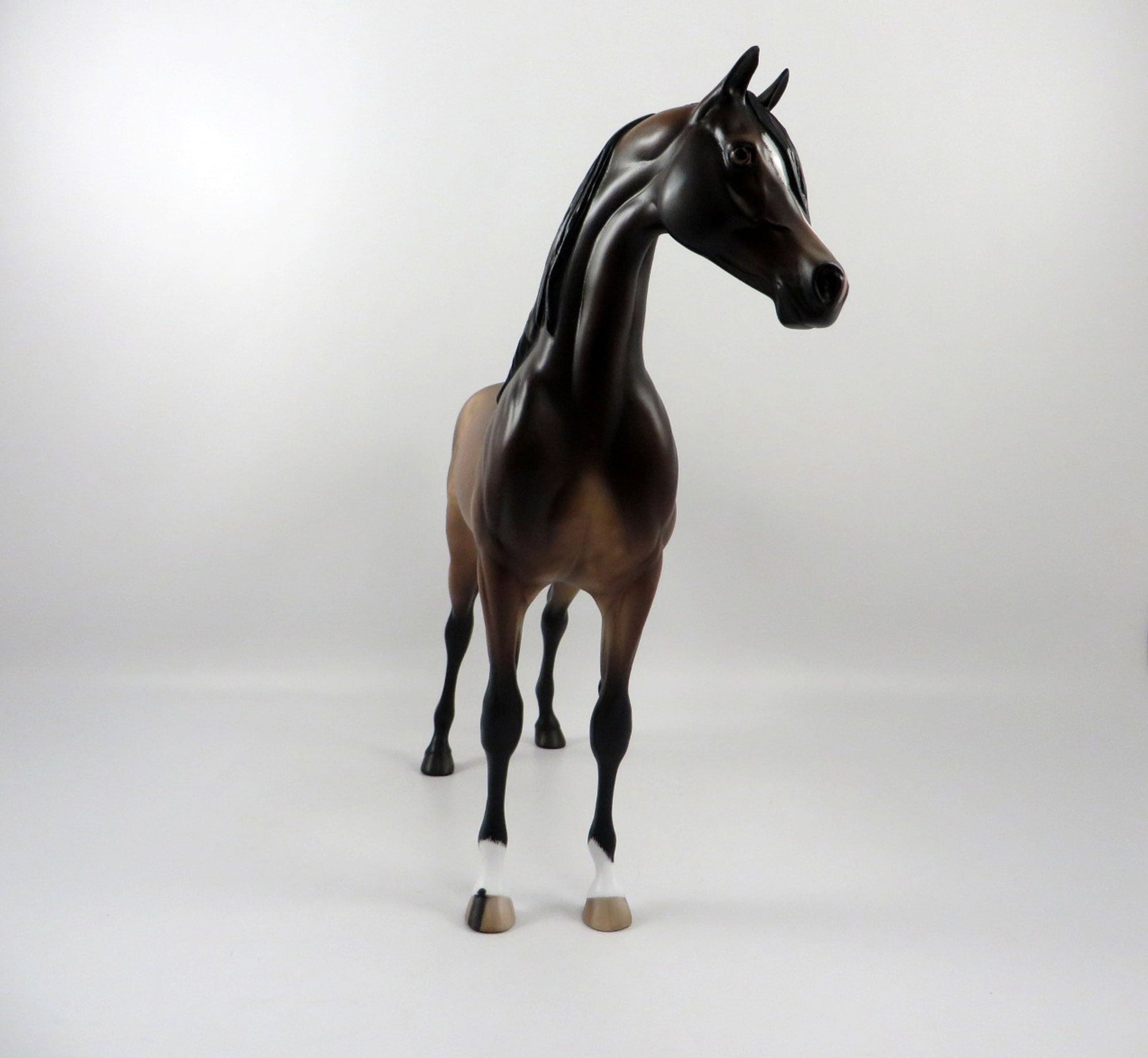 Mastermind-OOAK Seal Bay Arabian Painted by Sheryl Leisure 2/18/21