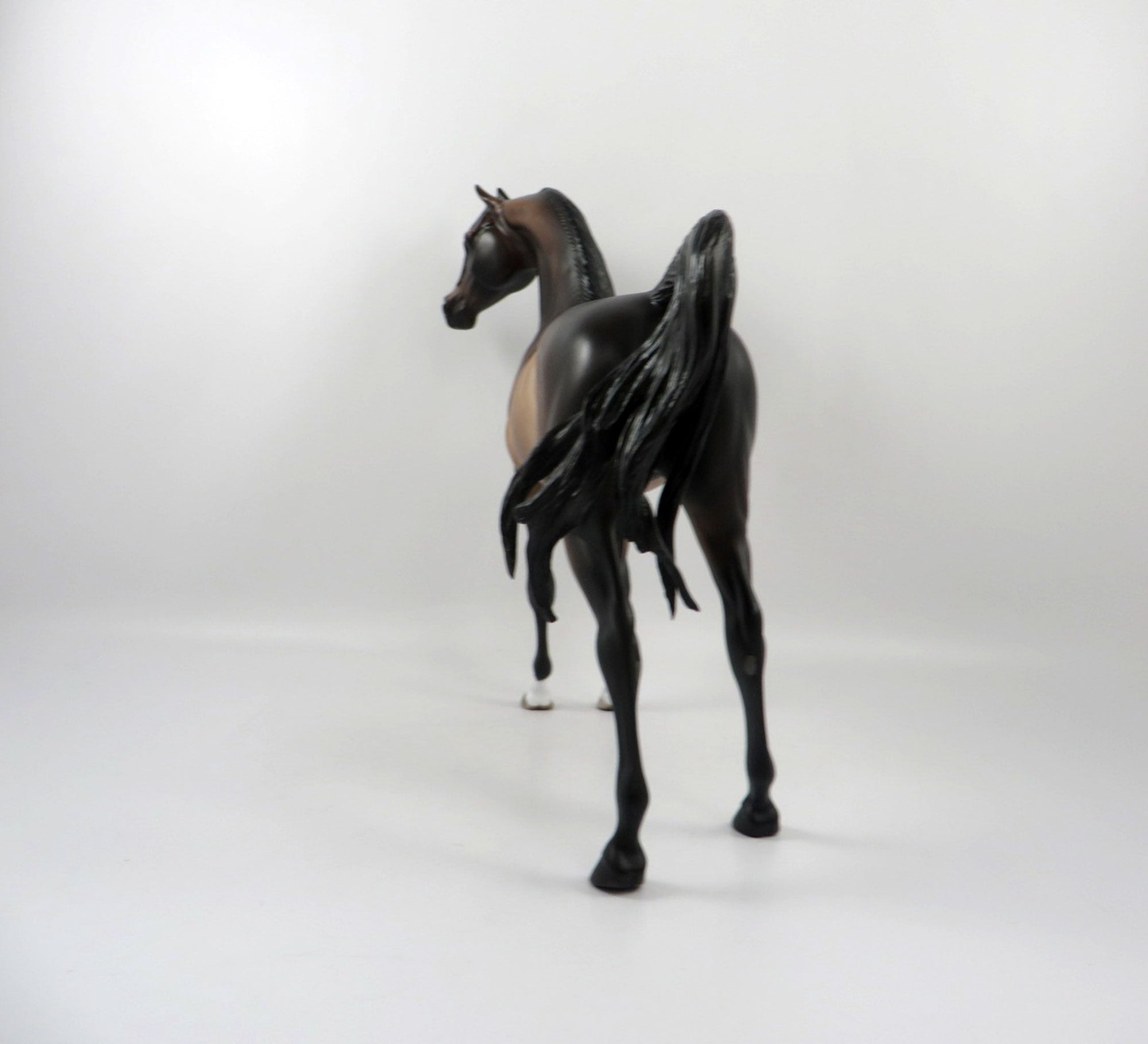 Mastermind-OOAK Seal Bay Arabian Painted by Sheryl Leisure 2/18/21