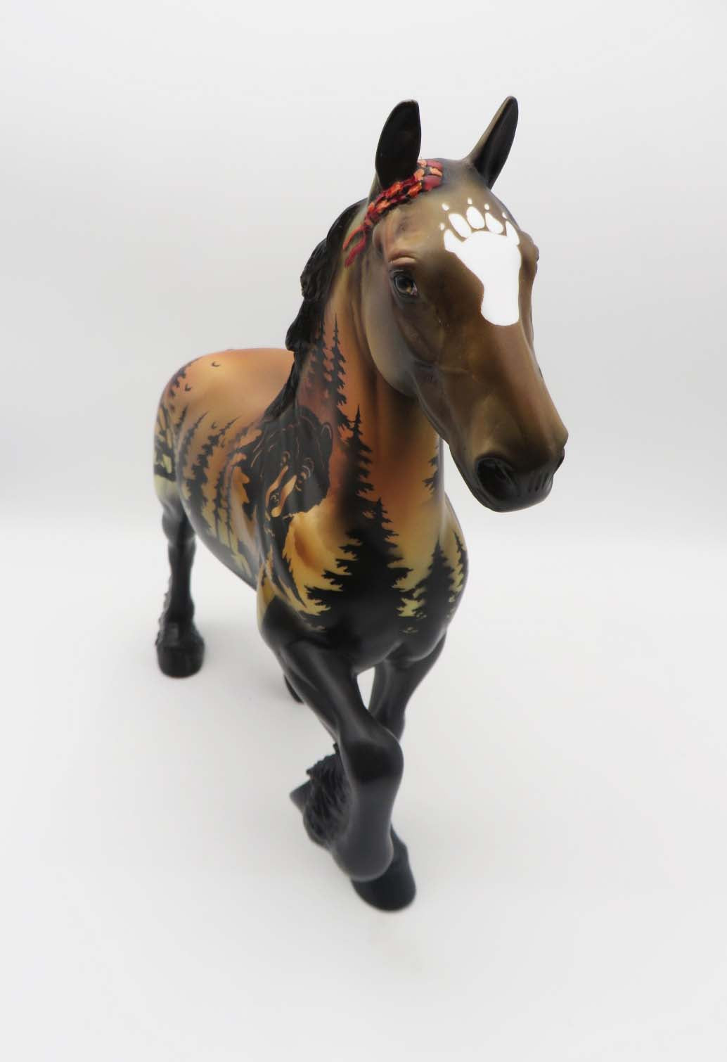 Mato - OOAK - Bear Decorator Trotting Drafter By Dawn Quick SHCF23