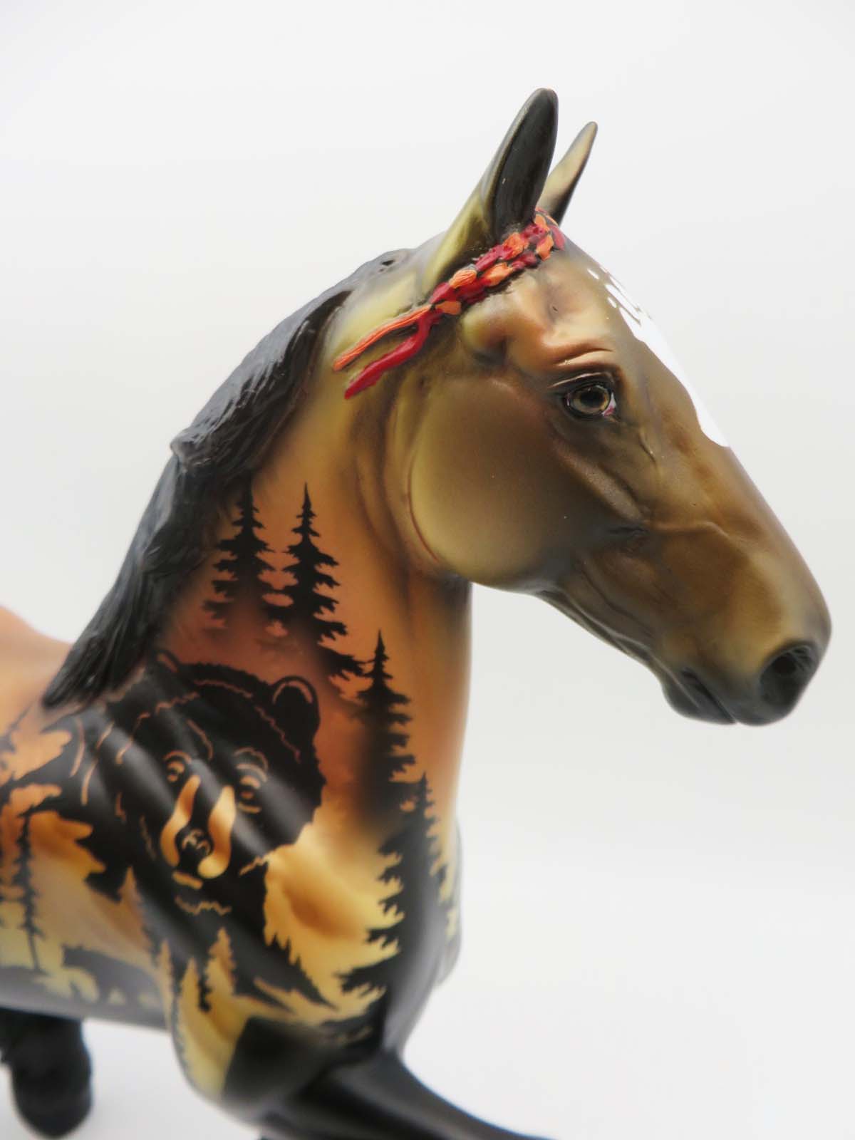 Mato - OOAK - Bear Decorator Trotting Drafter By Dawn Quick SHCF23