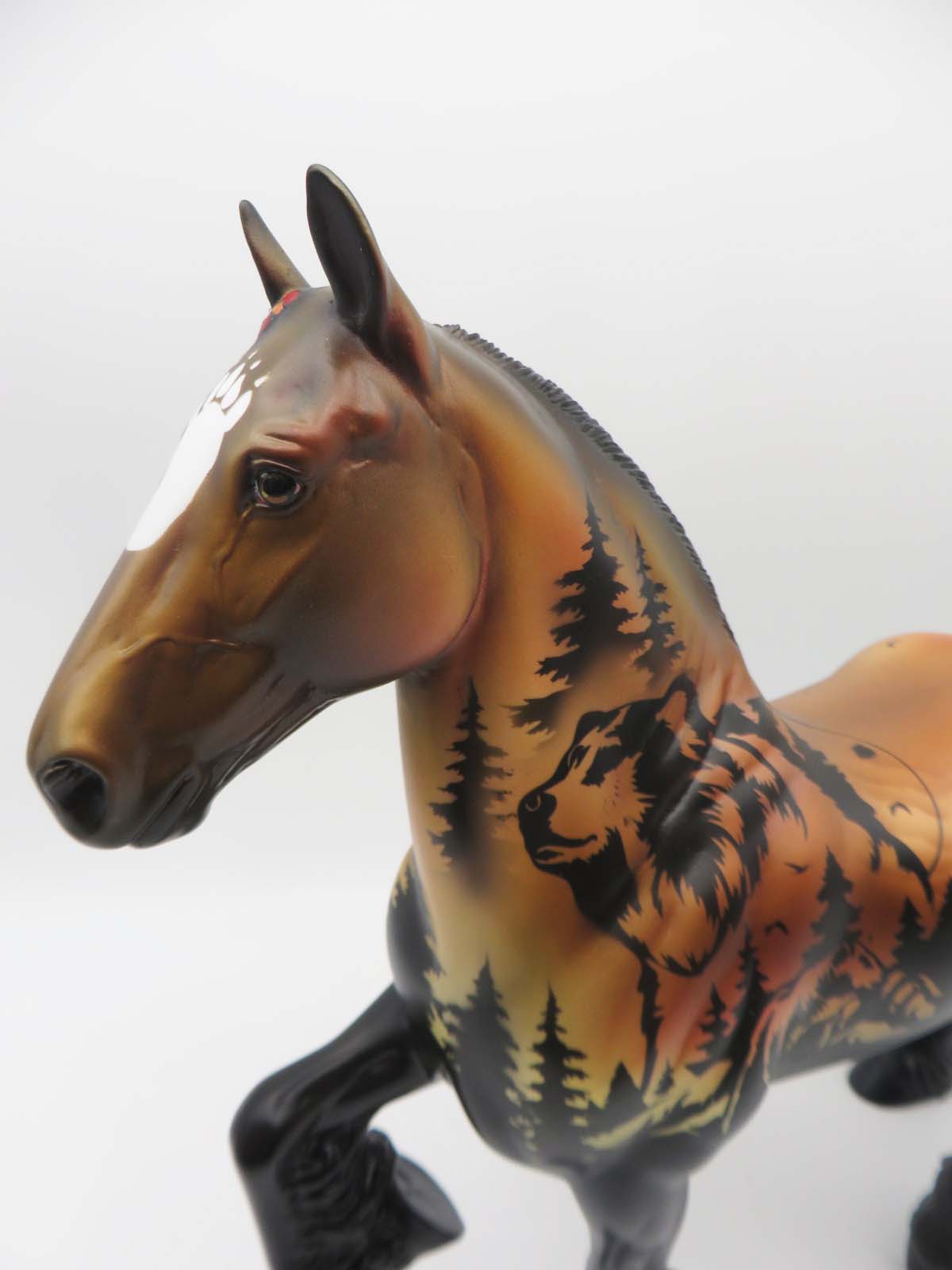 Mato - OOAK - Bear Decorator Trotting Drafter By Dawn Quick SHCF23