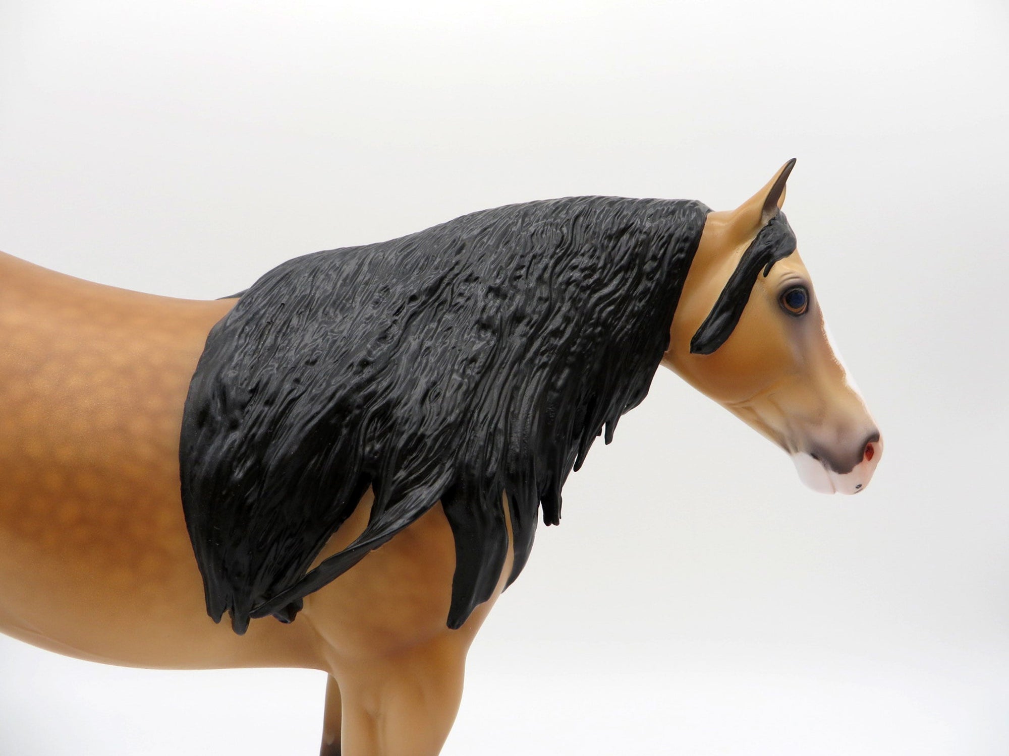 Matterhorn-OOAK Dapple Buckskin ISH  Painted By Caroline Boydston 6/22/21