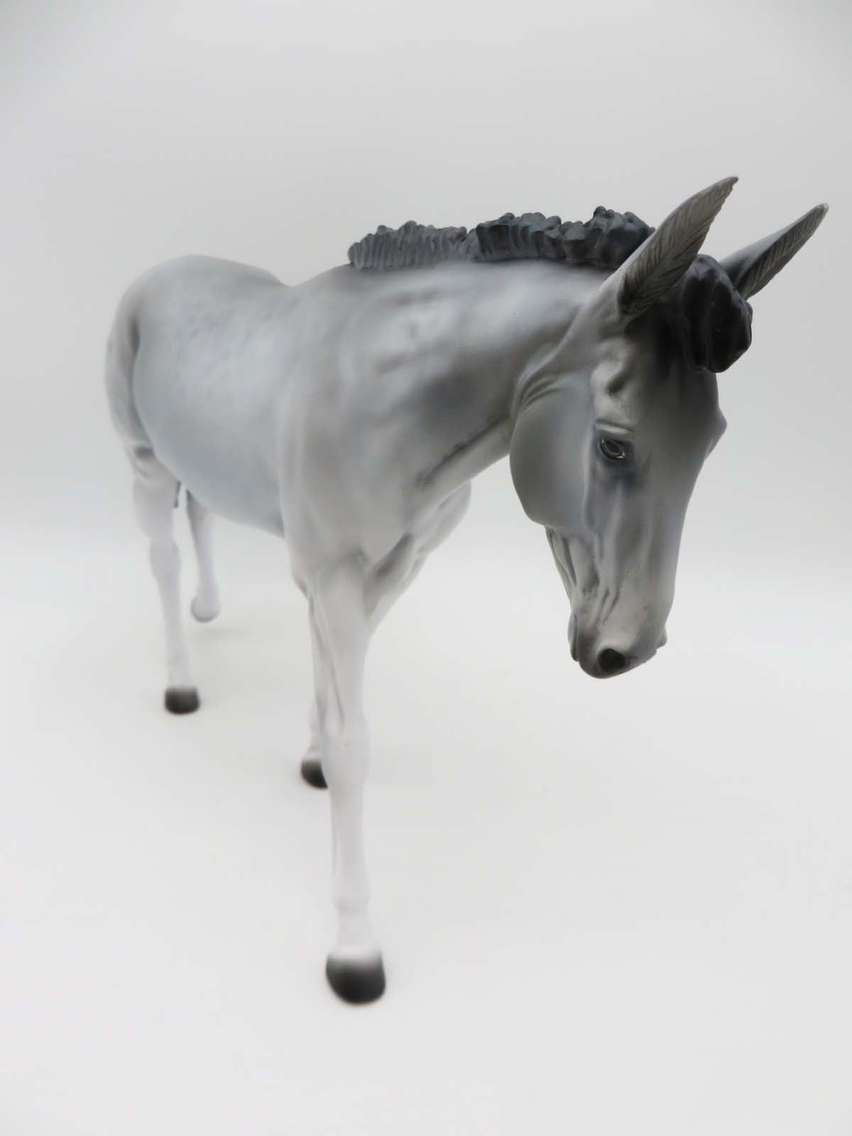 Mau - OOAK - Reverse Dapple Blue Roan Mule By Jess Hamill - P&amp;C 23