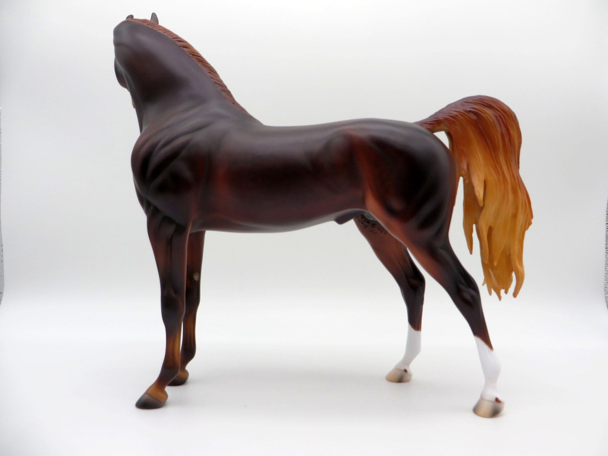 Mauna Kea-OOAK Dapple Chestnut Arabian Painted By Caroline Boydston 6/22/21