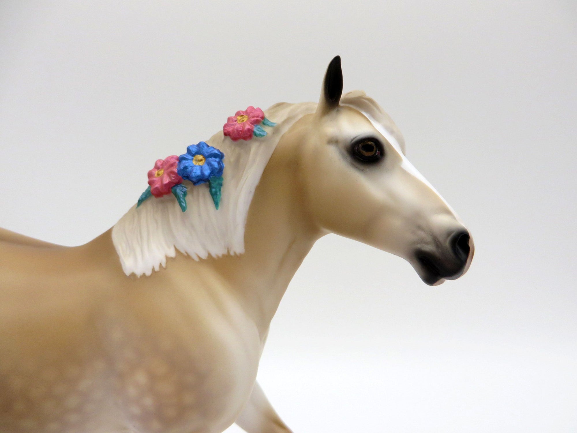 Maya Angelou-OOAK Palomino Trotting Drafter Painted by Audrey Dixon EQ 21