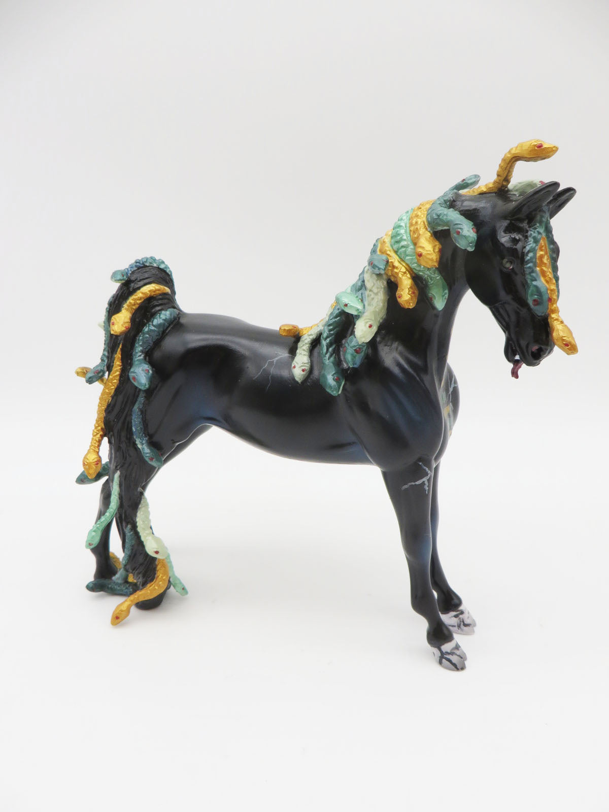 Medusa - OOAK - Custom Pebbles Saddlebred Painted By Jas Fanning - MM22