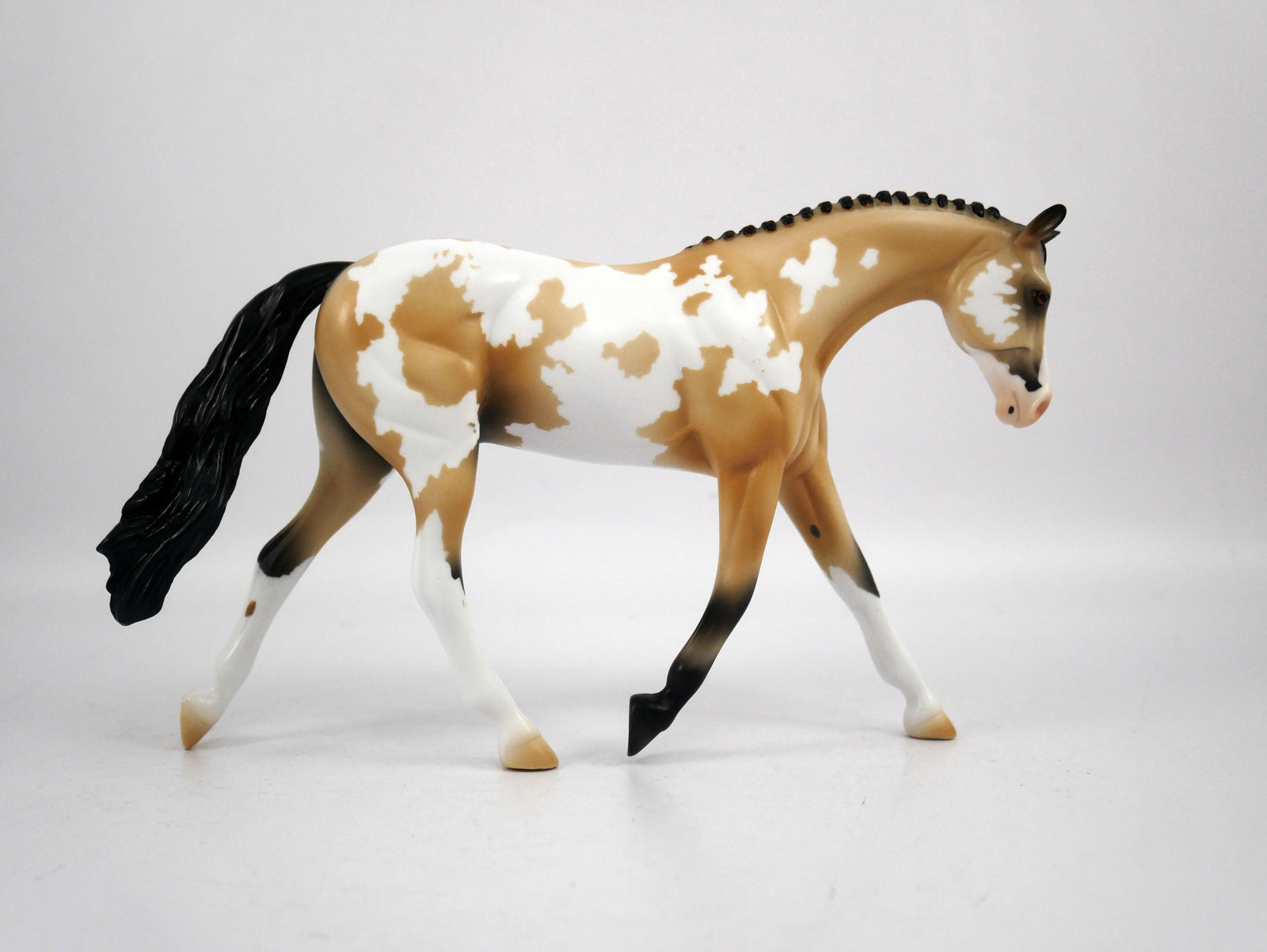 Mel-OOAK Buckskin Warmblood Paint by Ellen 1/29/21