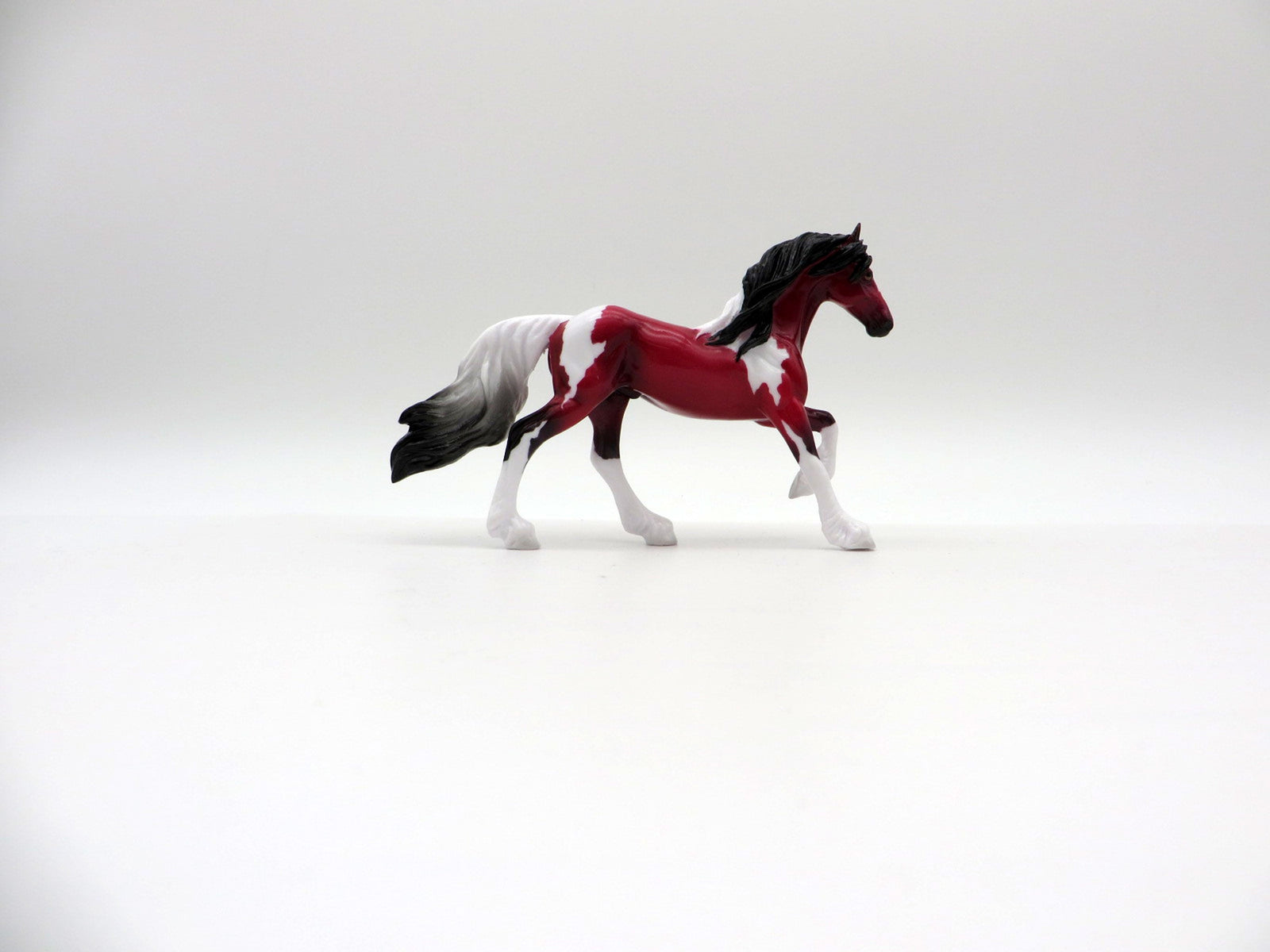 Mena-OOAK Fresian Chip Precious Stone Painted By Ellen Robbins EQ 2021