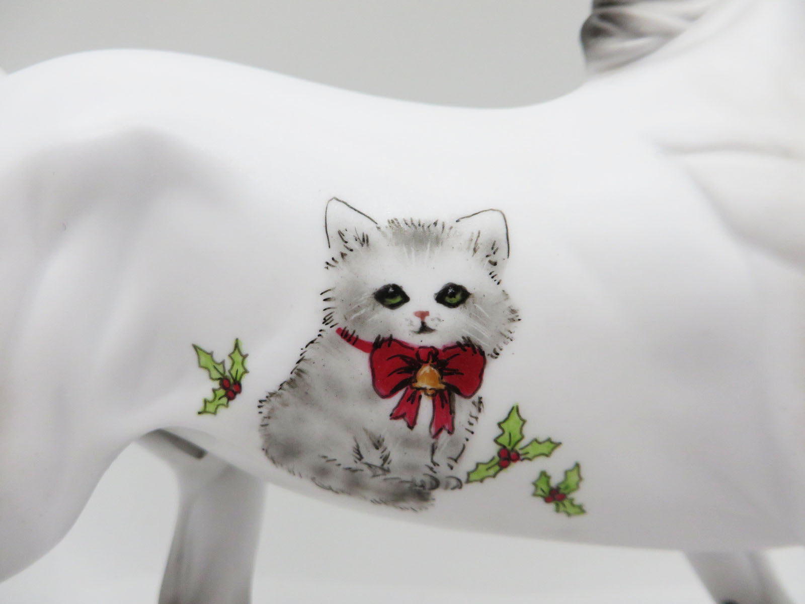 Meowy Christmas - OOAK - Decorator Grey Yearling by Jess Hamill - CT22