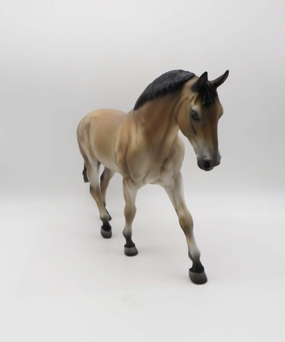 Merchant - OOAK - Buckskin Irish Draught By Jess Hamill - SHCF23