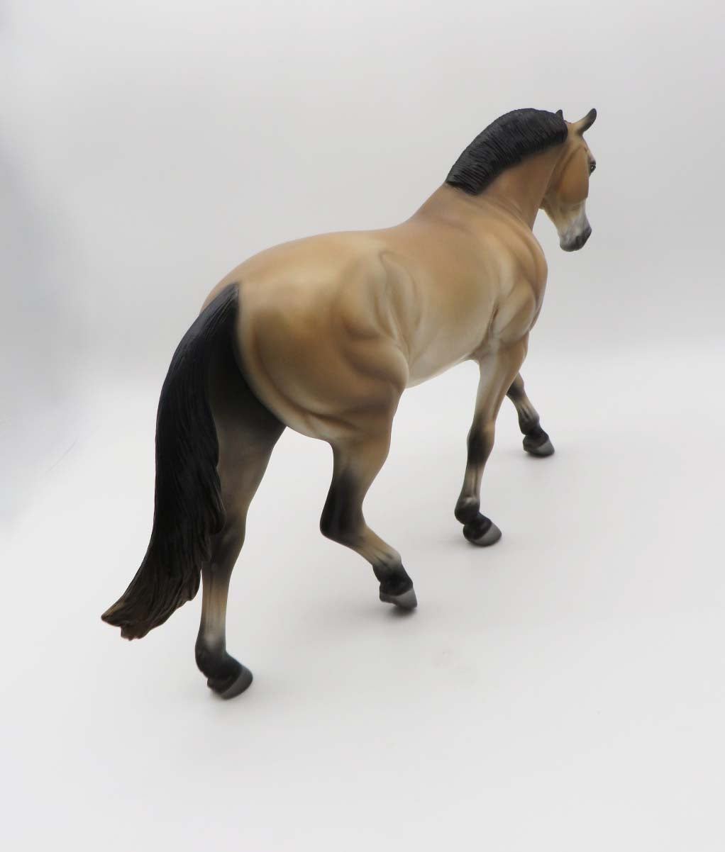 Merchant - OOAK - Buckskin Irish Draught By Jess Hamill - SHCF23