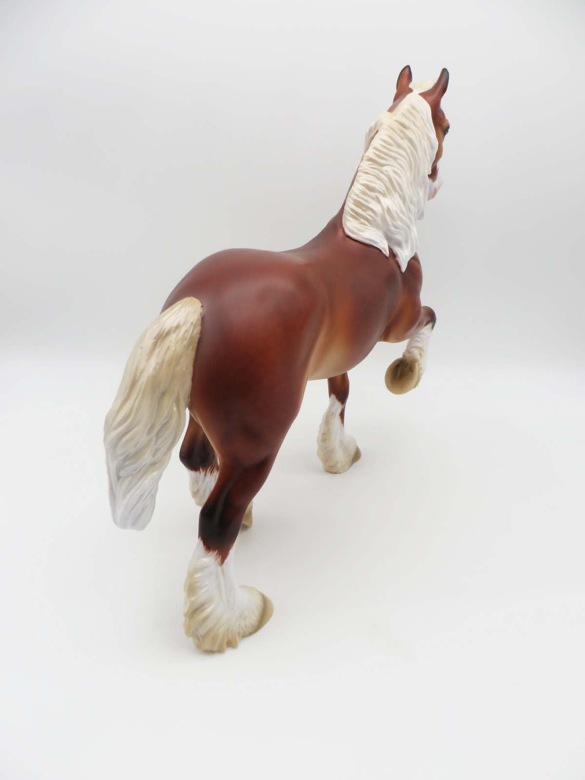 Merlin - OOAK - Silver Bay Sabino Trotting Drafter by Ashley Palmer - Best Offers 4/3/23
