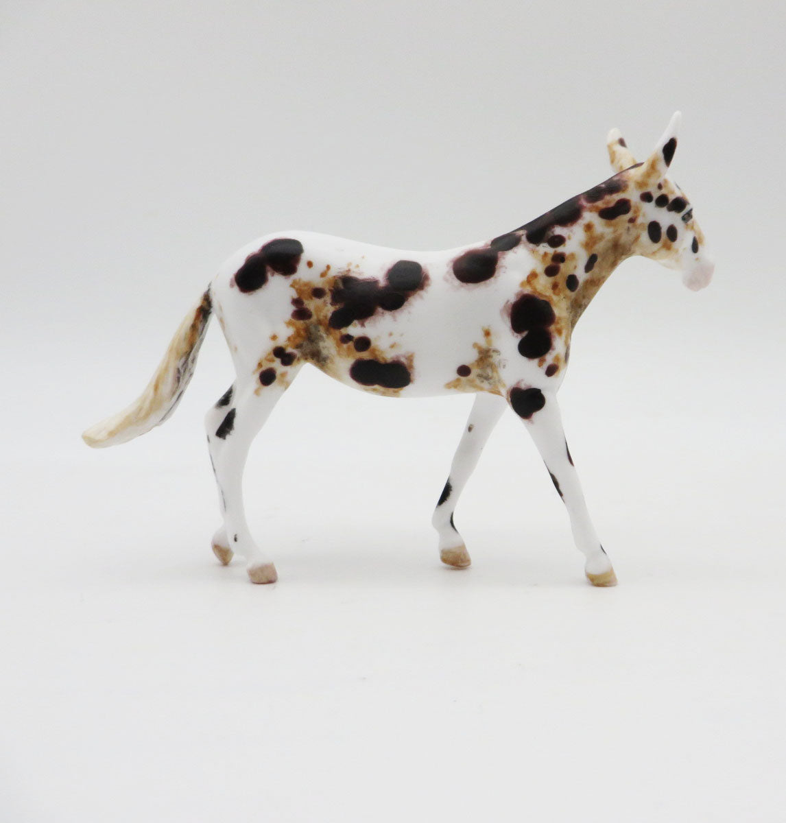 Midday - OOAK - Loud Appaloosa Mule By Andrea Thomason - Christmas Tails 2022 - CT22