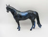 Midnight On The Range - OOAK - Blue/Green/Holo Decorator Ideal Stock Horse By Ellen Robbins - SHCF23