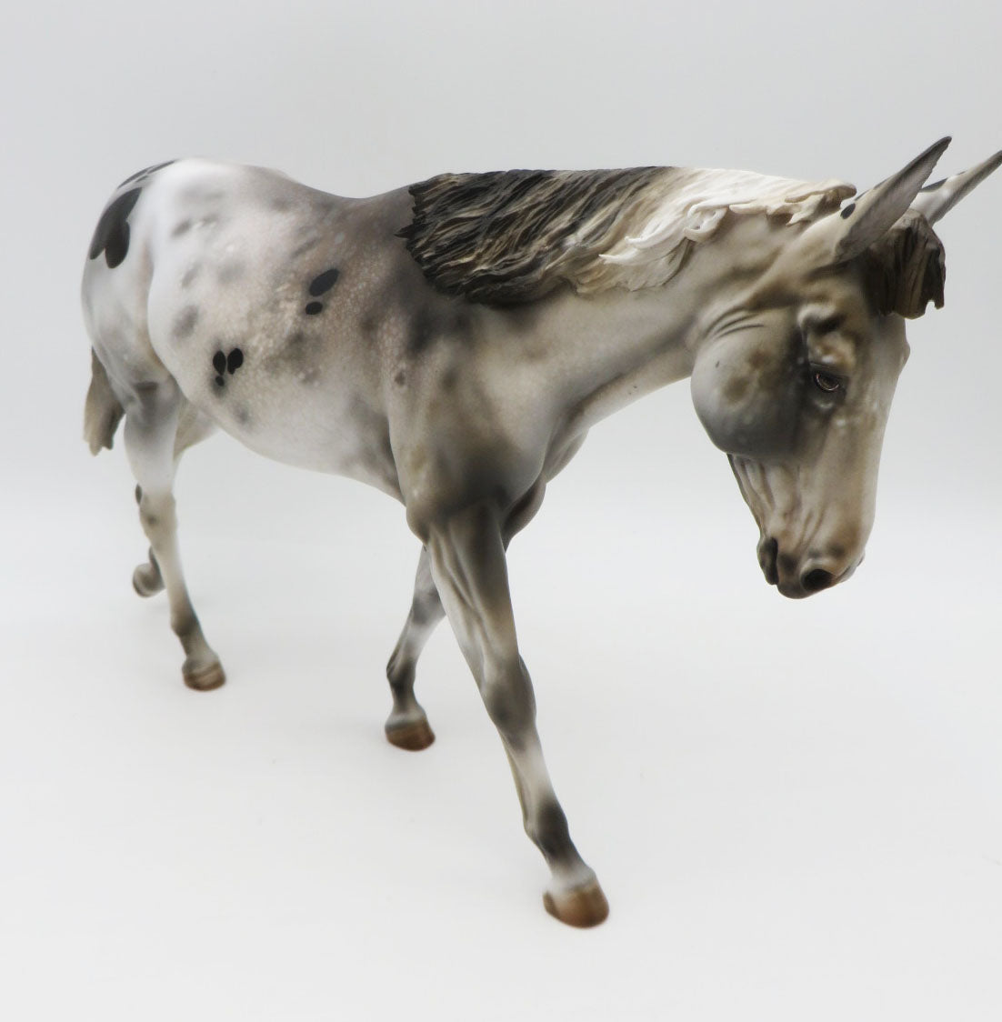 Mincemeat Pie - BEST OFFER - OOAK - Appaloosa Mule By Julie Keim - Christmas Tails 2022 - CT22