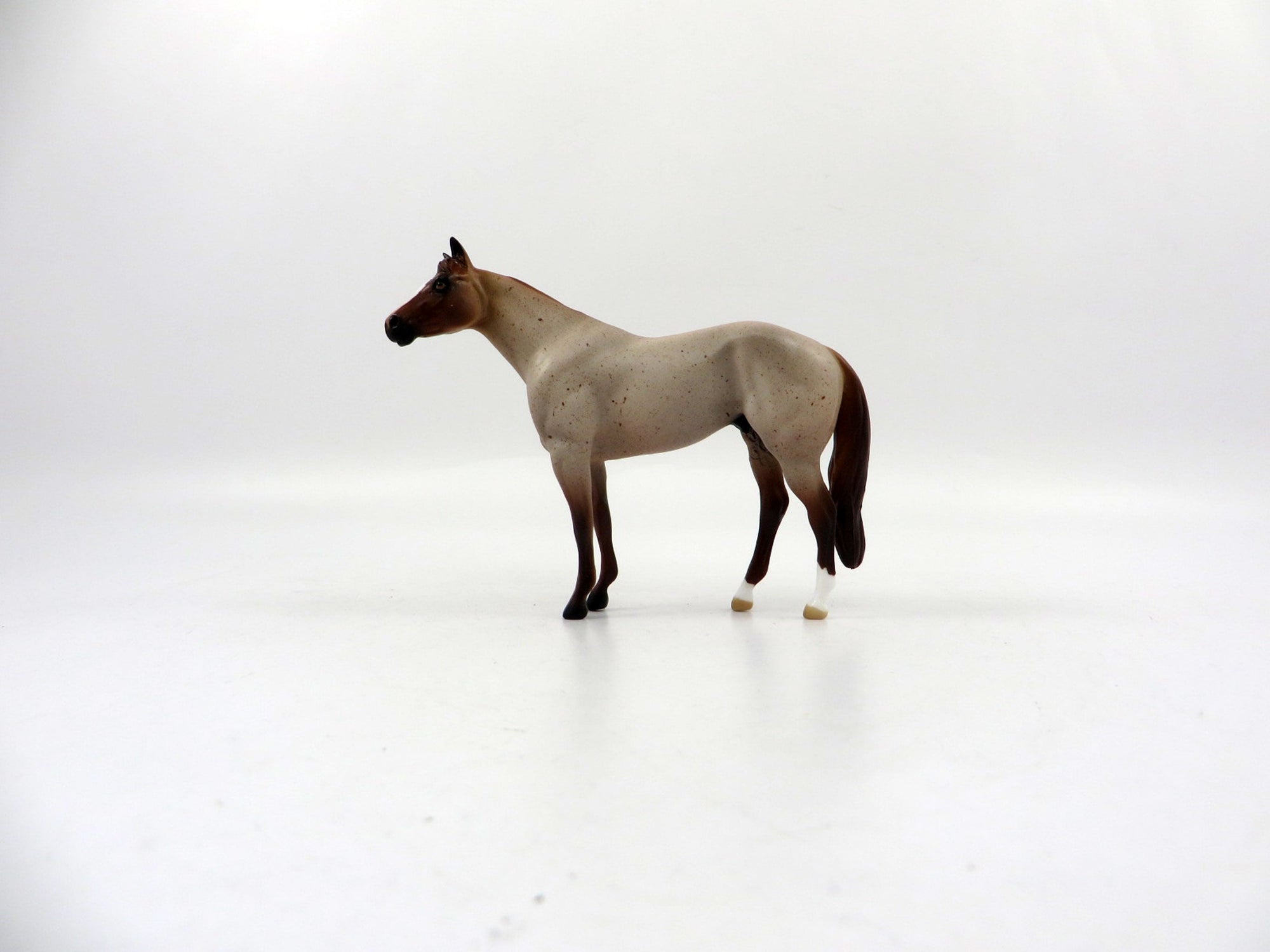 DOC STAR-LE-5RANCH HORSE RED ROAN STOCK CHIP