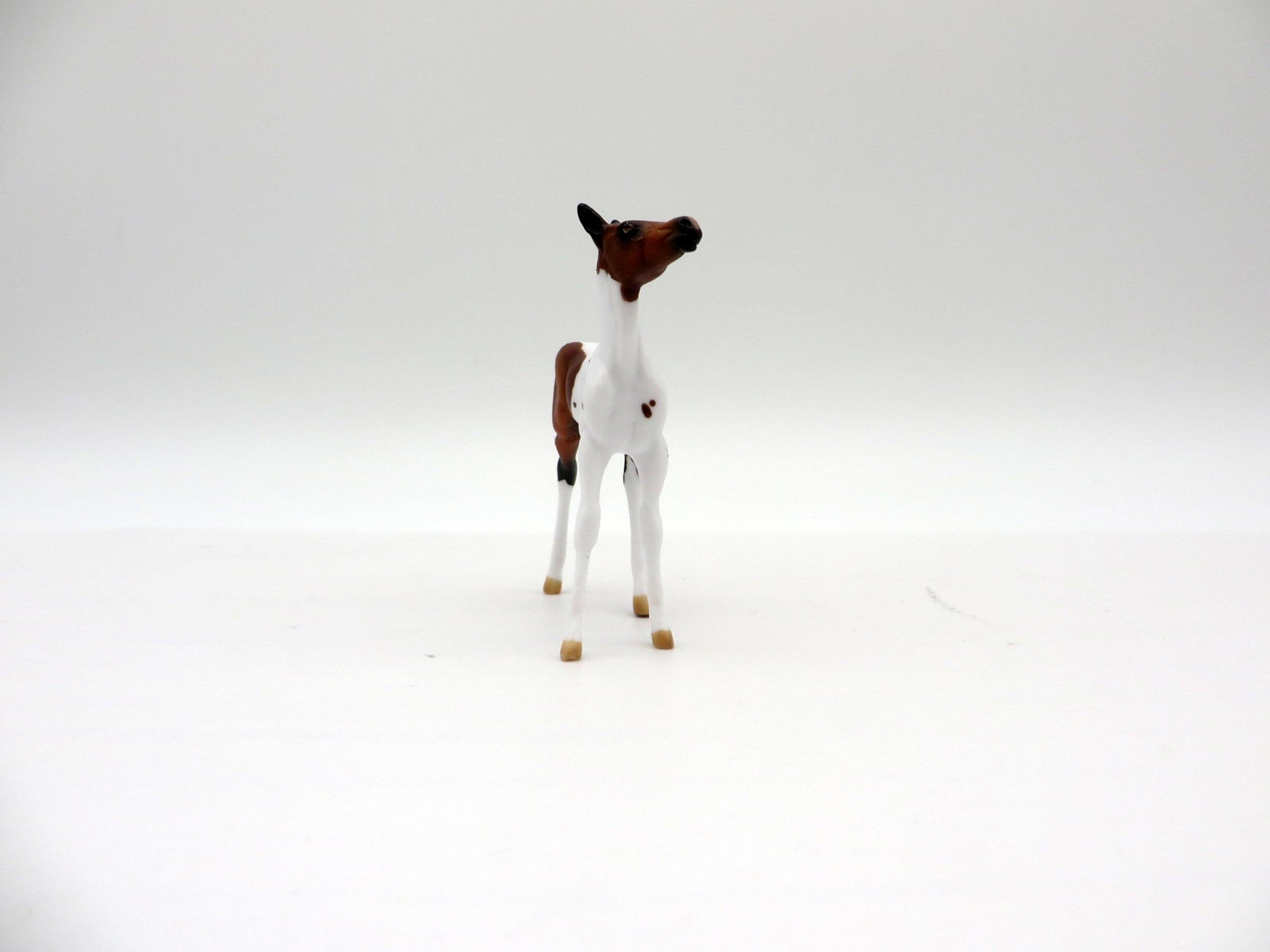 DREAMS OF CHEYENNE-LE-20 Bay Pinto Foal Painted By Audrey Dixon EQ 21