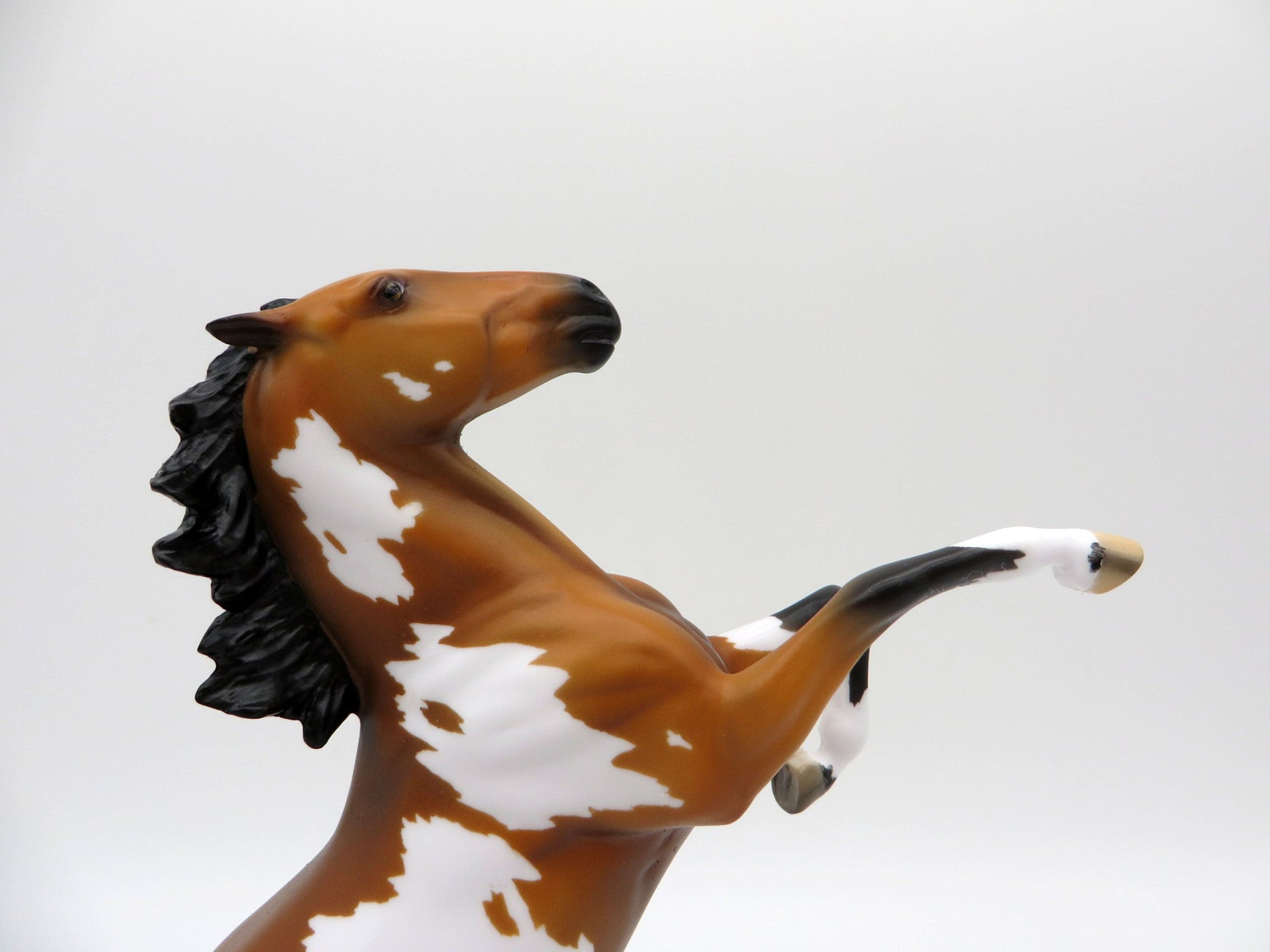 Mini Me-Spindrift LE-5 Rearing Mustang Pebbles Painted By Ellen Robbins EQ 21