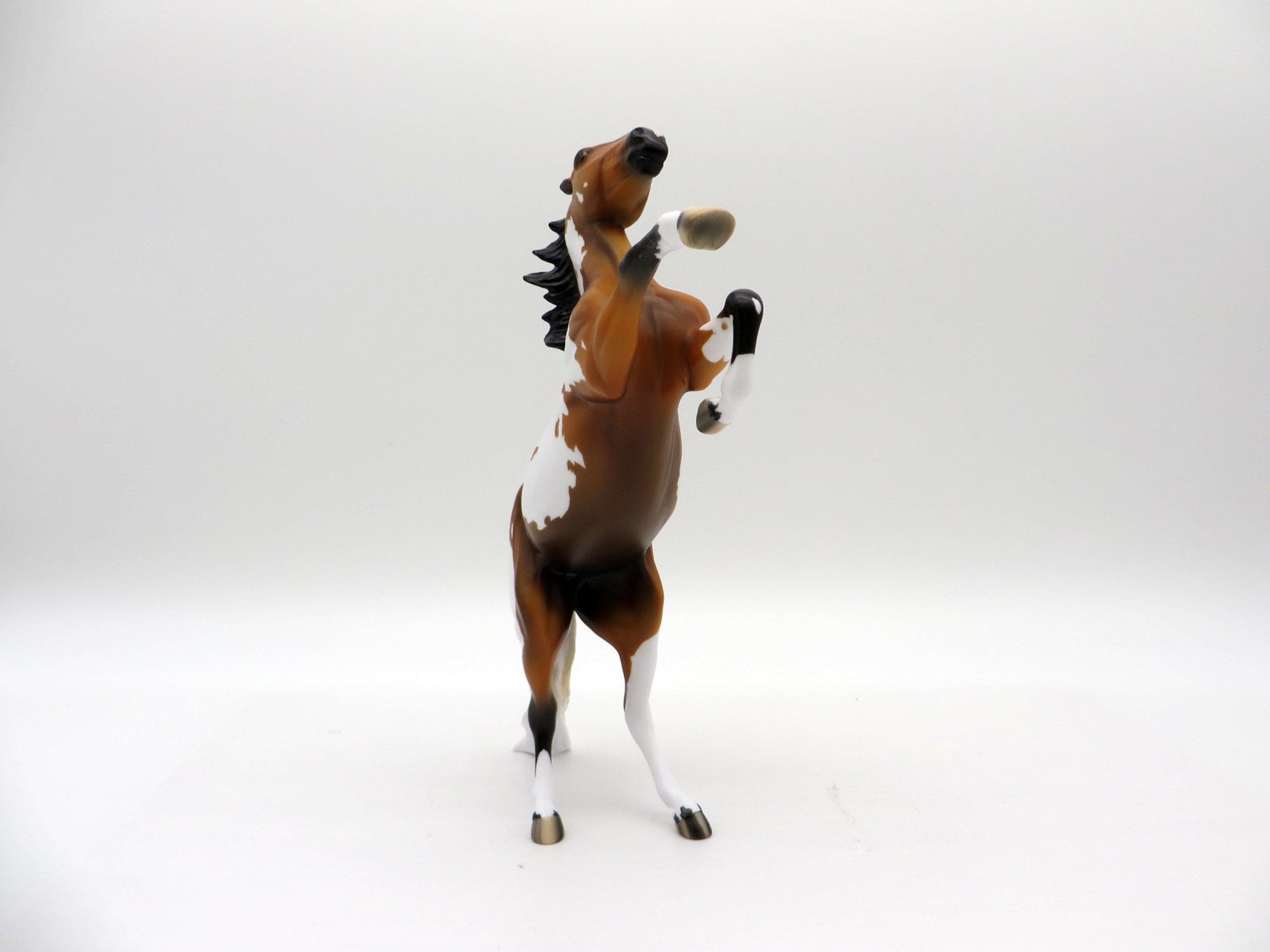 Mini Me-Spindrift LE-5 Rearing Mustang Pebbles Painted By Ellen Robbins EQ 21