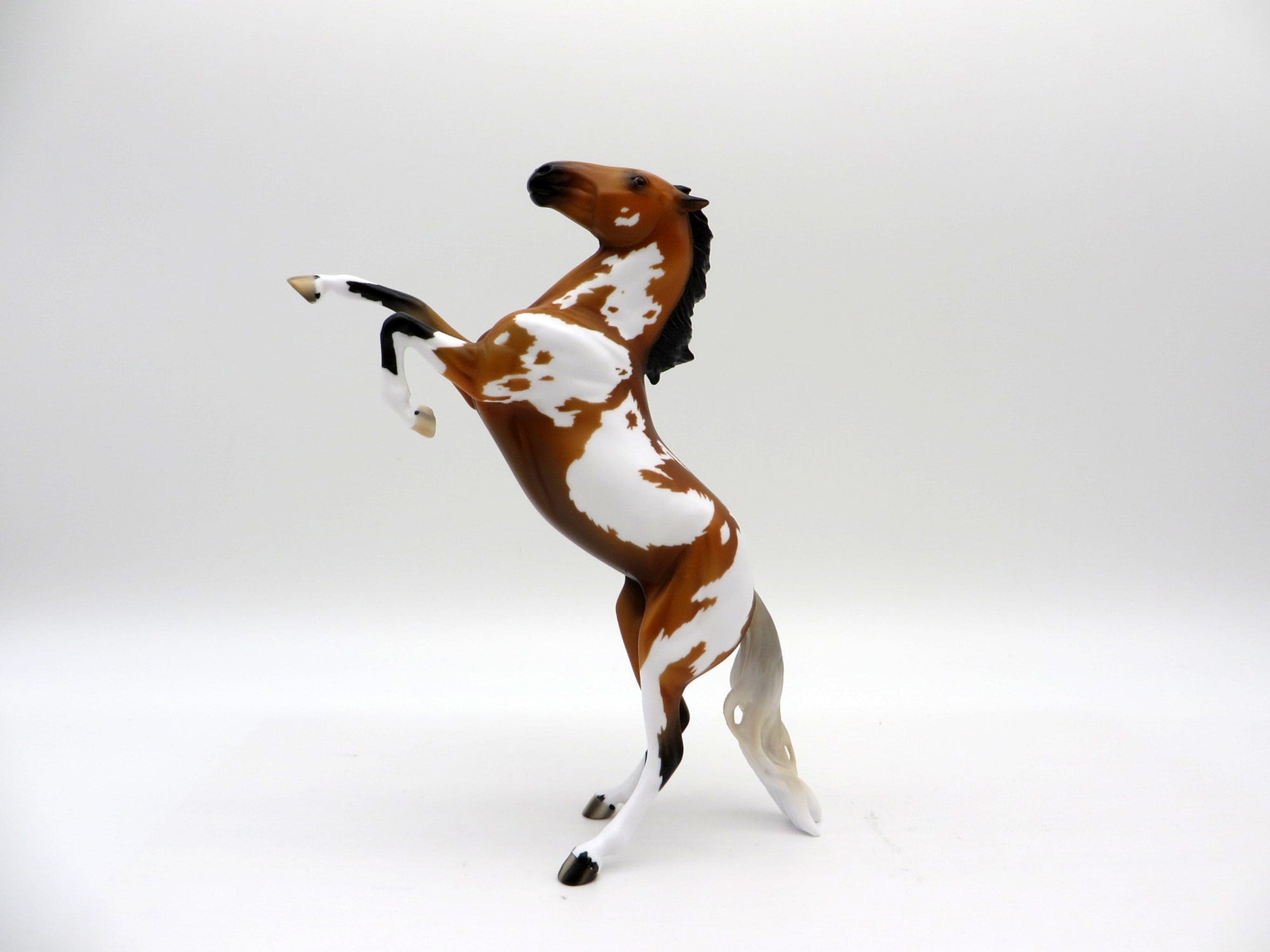 Mini Me-Spindrift LE-5 Rearing Mustang Pebbles Painted By Ellen Robbins EQ 21