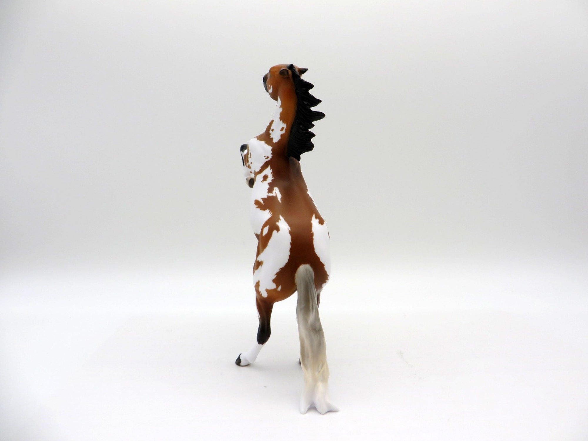 Mini Me-Spindrift LE-5 Rearing Mustang Pebbles Painted By Ellen Robbins EQ 21