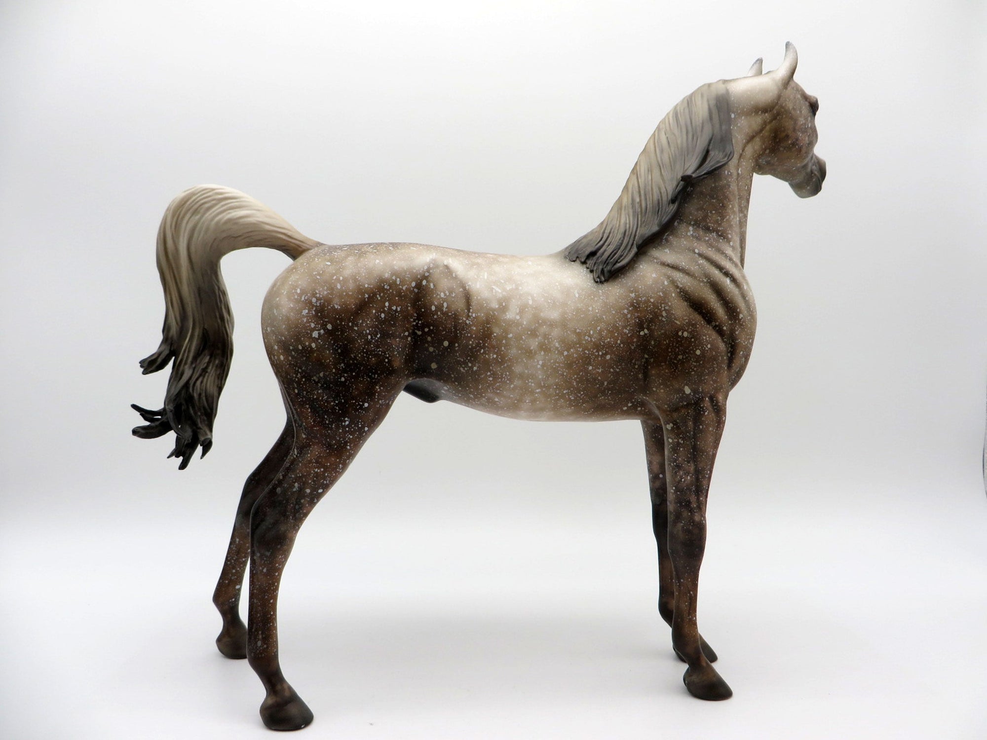 Mink-OOAK Dapple Grey Arabian Equilocity 2021 Painted by Al